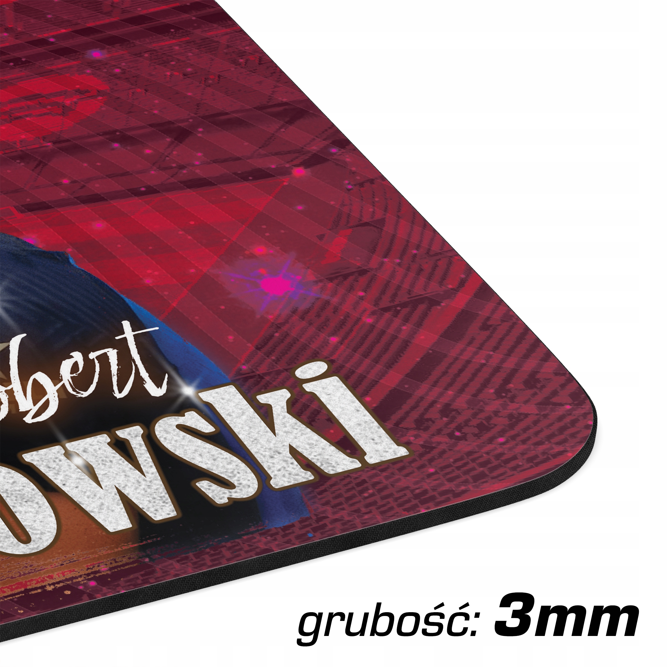 Podkładka pod mysz 22×18 cm Robert Lewandowski dla kibiców FC Barcelona
