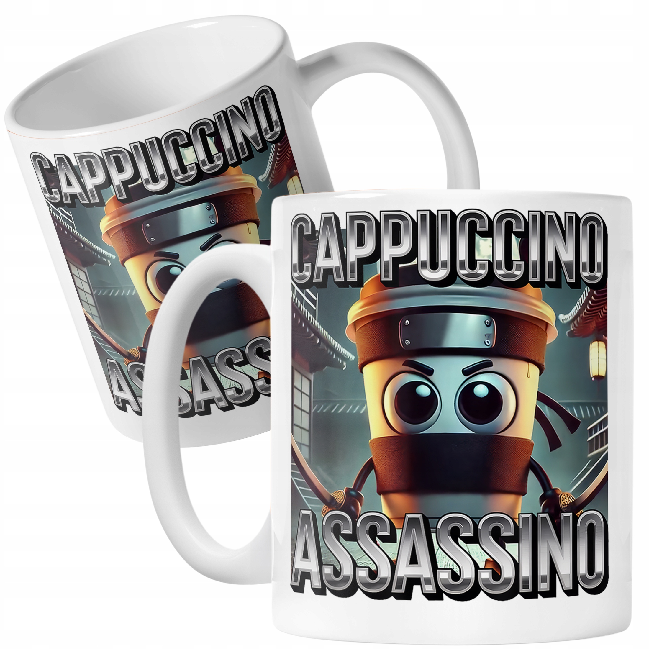 Kubek ceramiczny Cappuccino Assassino viral tiktok brainrot