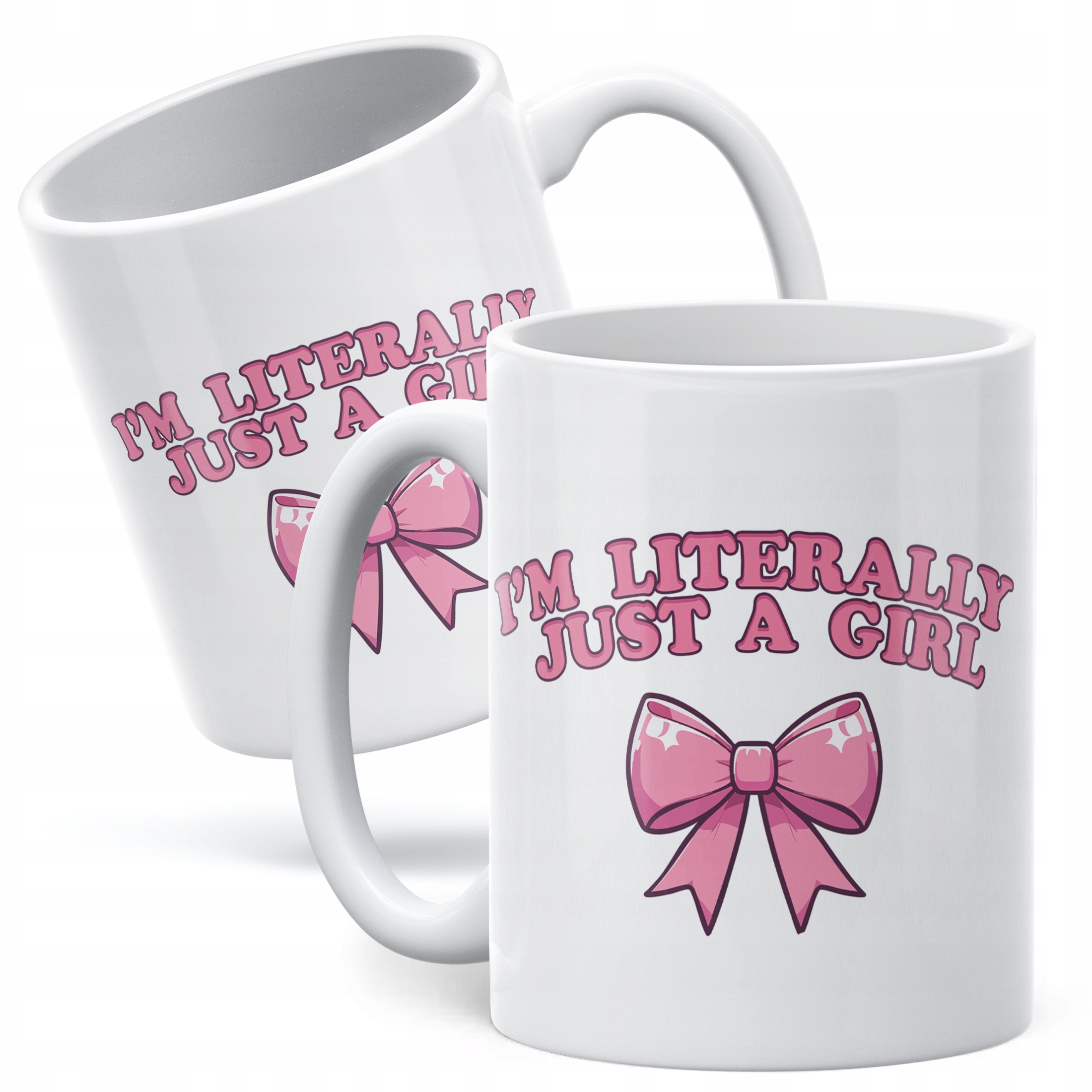 Kubek ceramiczny I’m Just A Girl Dla Dziewczyny Prezent Upominek
