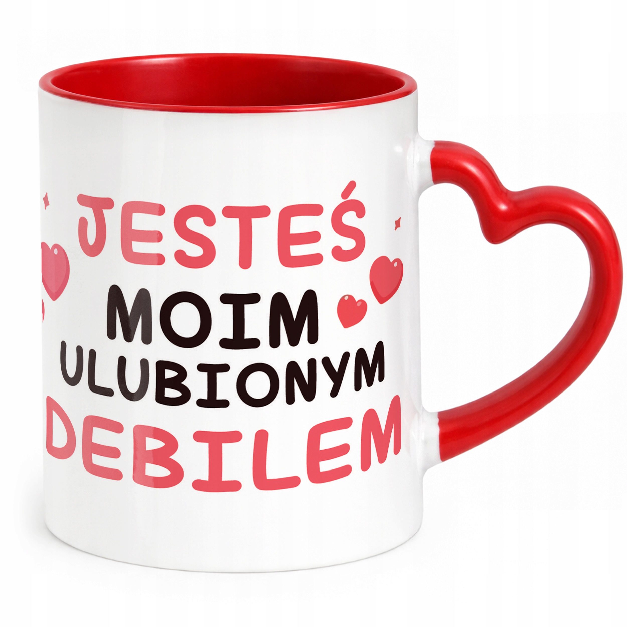 Kubek Walentynkowy Personalizowany Serce Walentynki Prezent Upominek