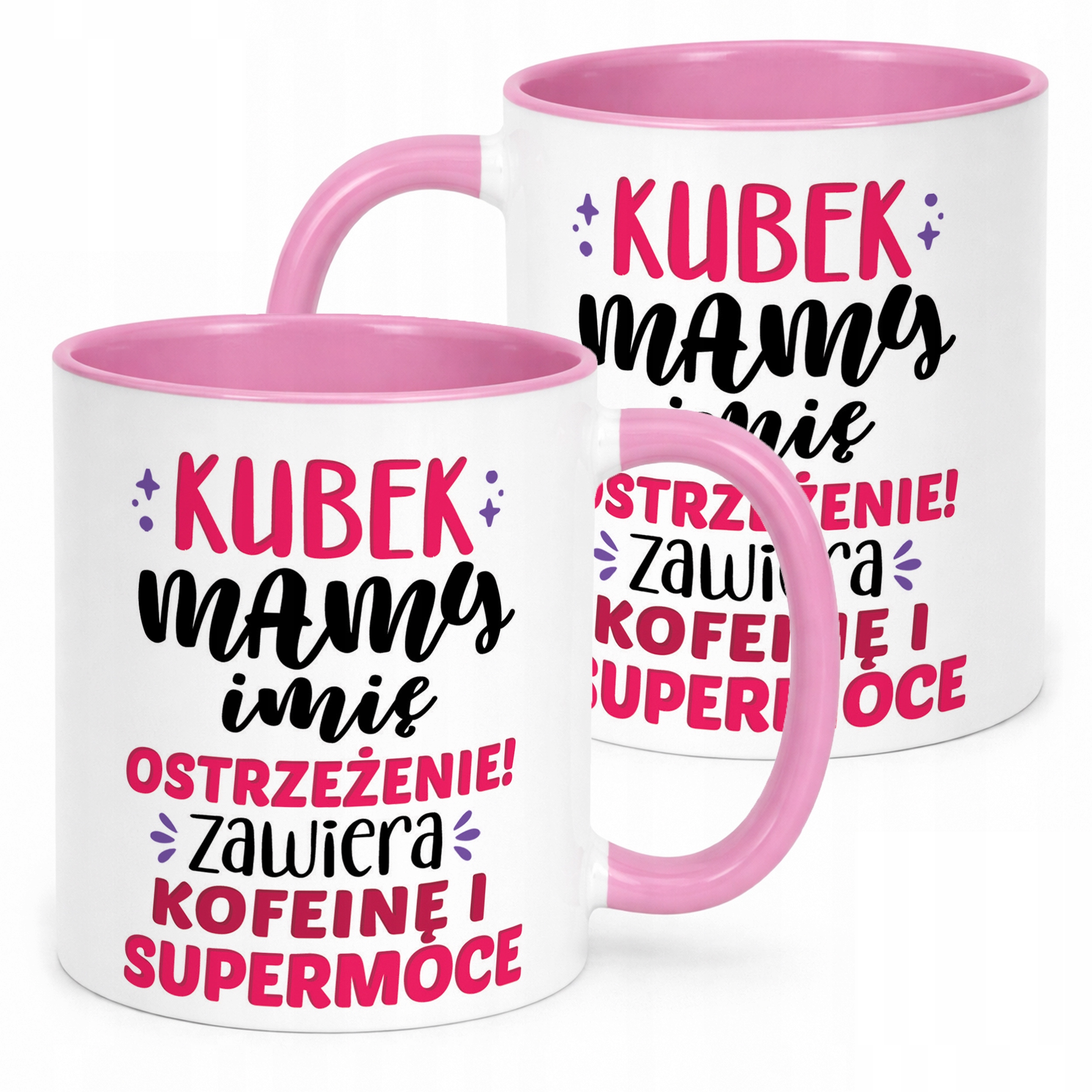 Kubek Różowy Personalizowany Dzień Matki Dla Mamy Prezent Upominek