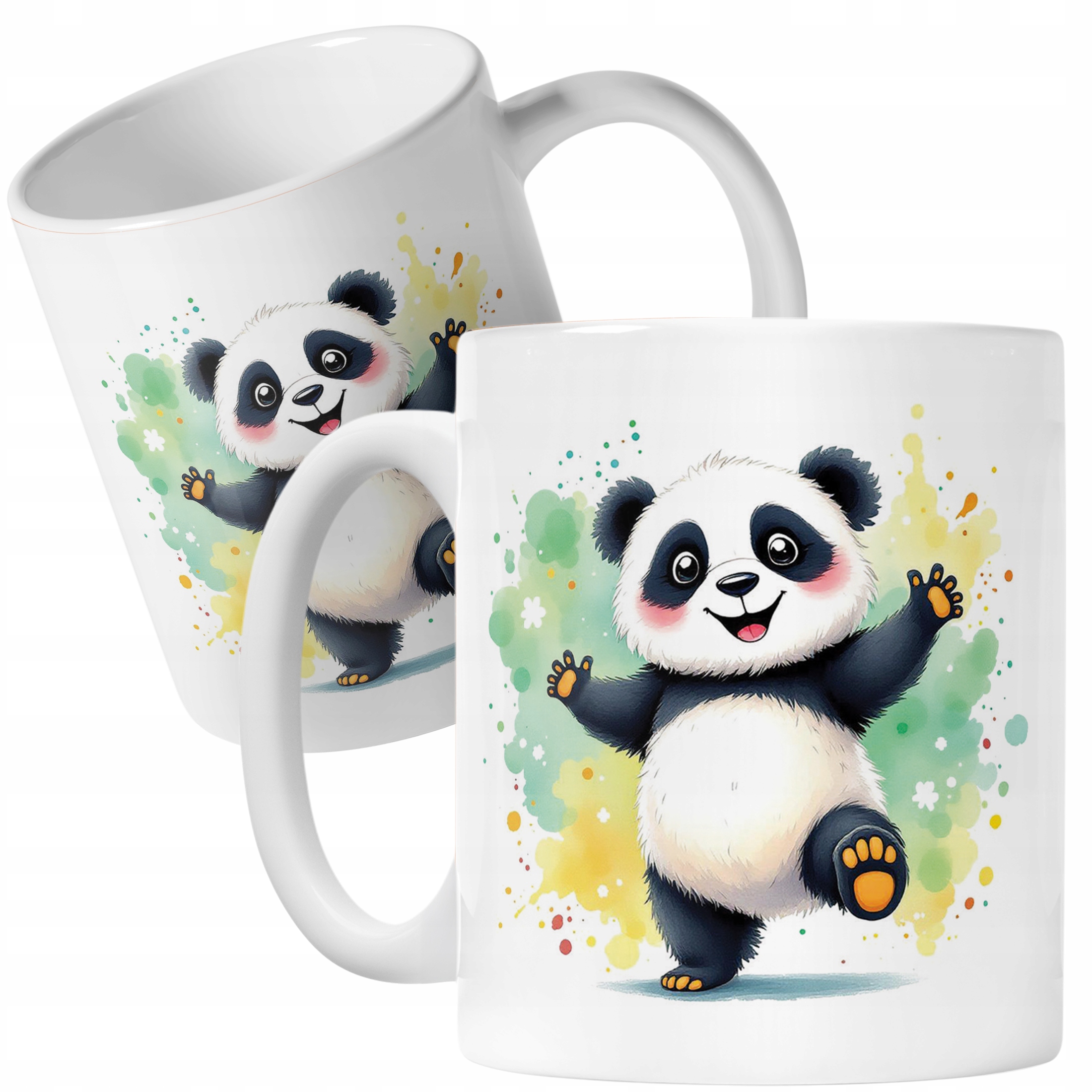 Kubek ceramiczny Panda Zwierzak Słodki Dla Dzieci Prezent