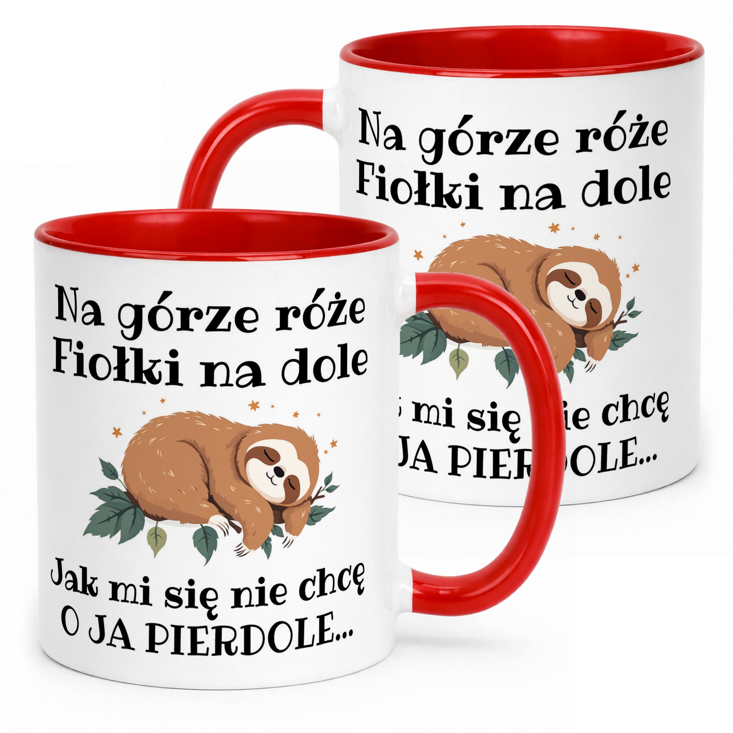 Kubek ceramiczny Jak Mi Się Nie Chcę Śmieszny Zabawny Prezent