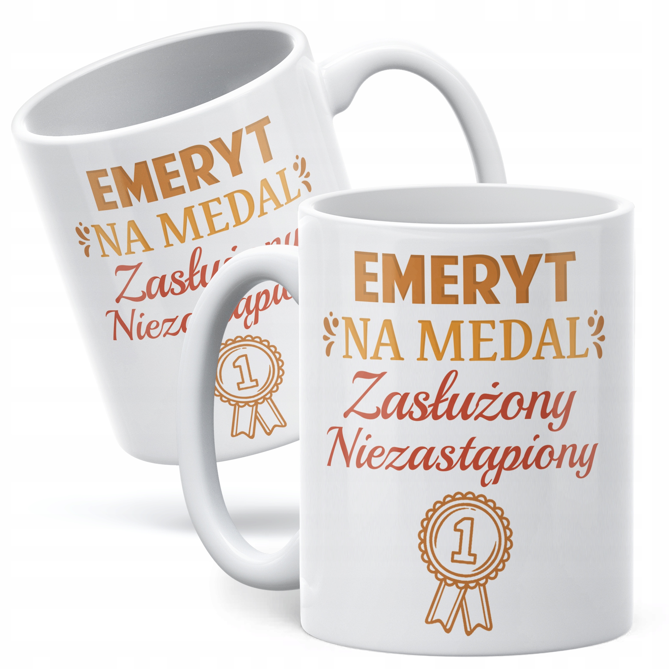 Kubek ceramiczny z okazji Emerytury Dla Emeryta Prezent Upominek