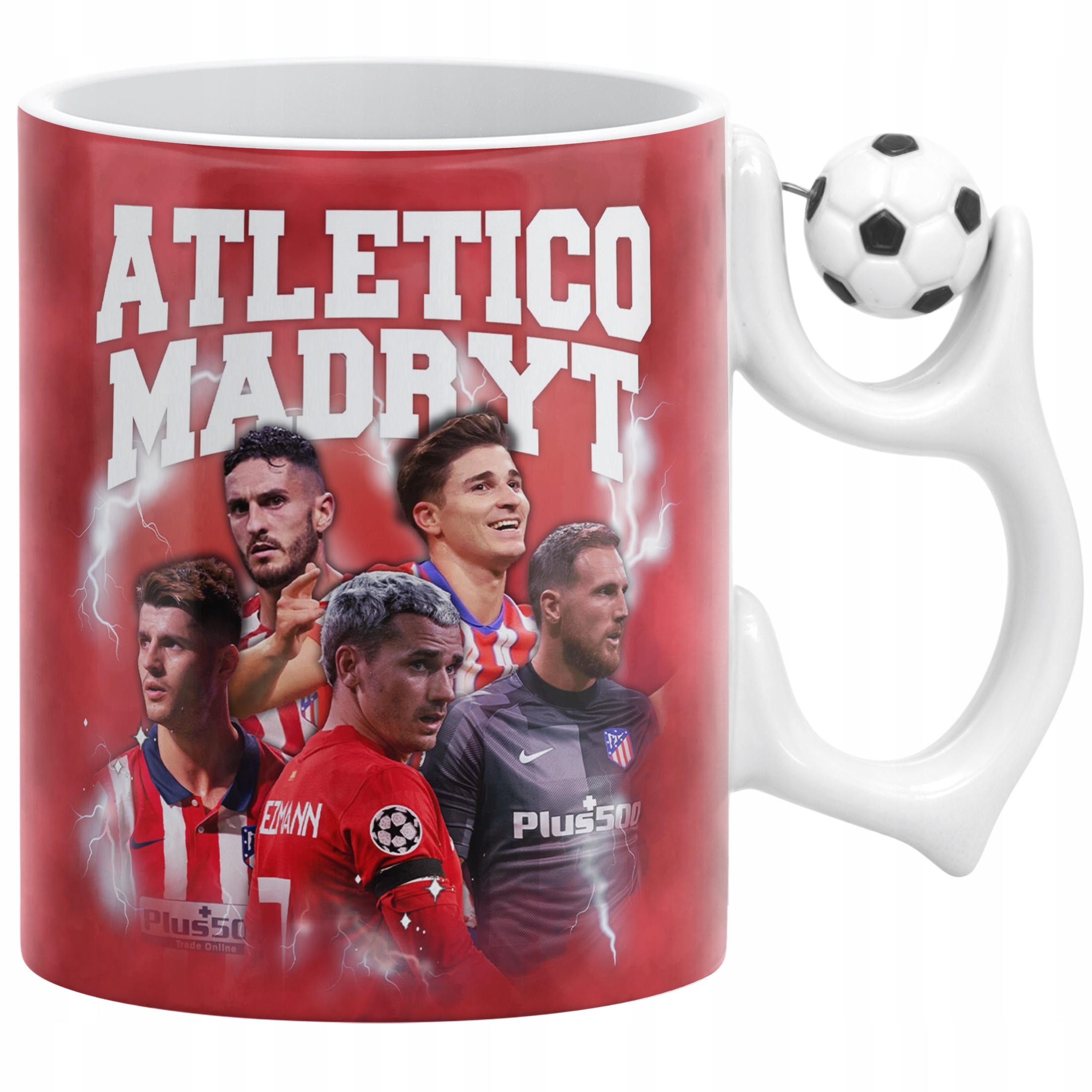 Kubek piłkarski Atlético Madryt Griezmann Morata Koke Oblak Oblak