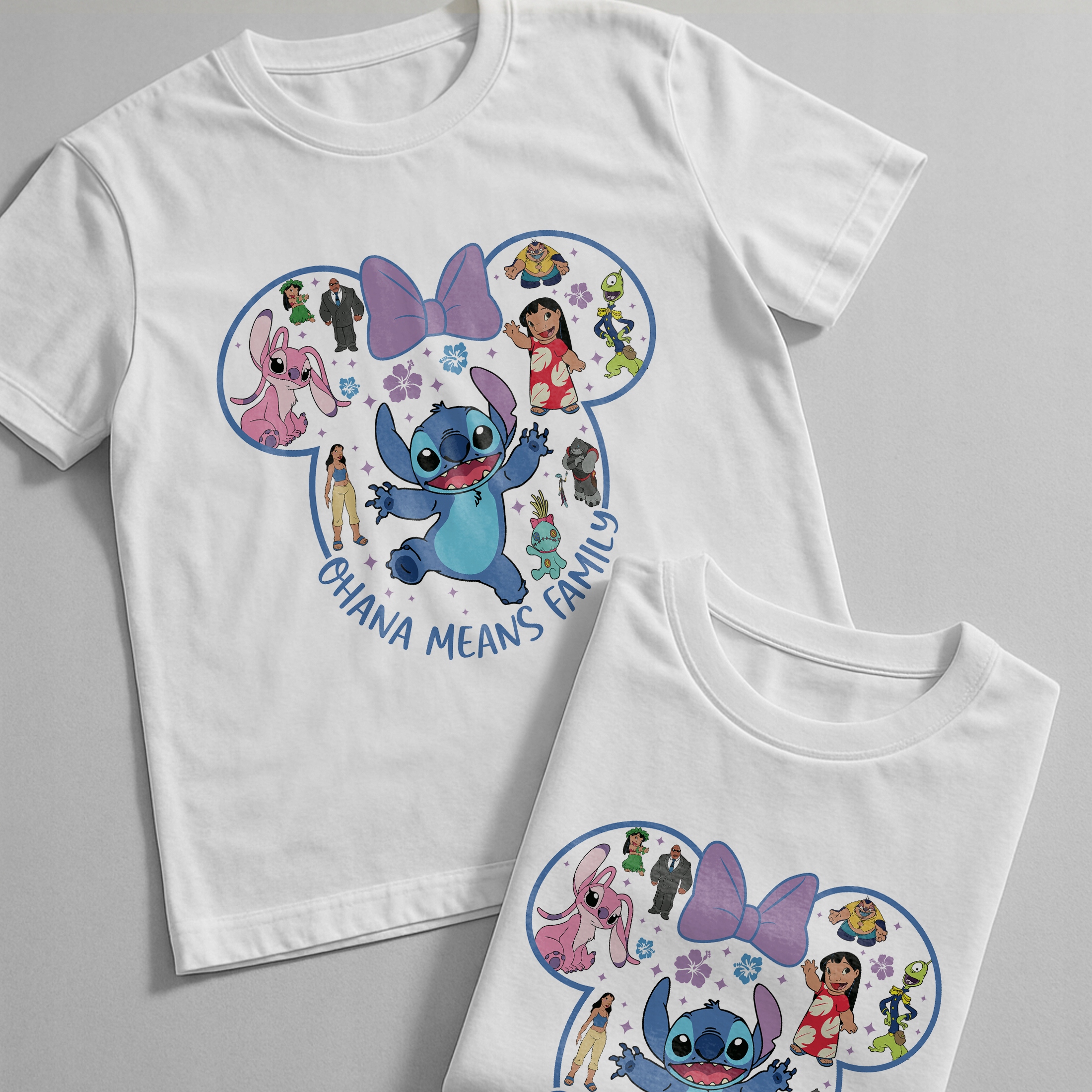 Koszulka biała dziecięca Stitch Lilo i Stich Dla Fanów
