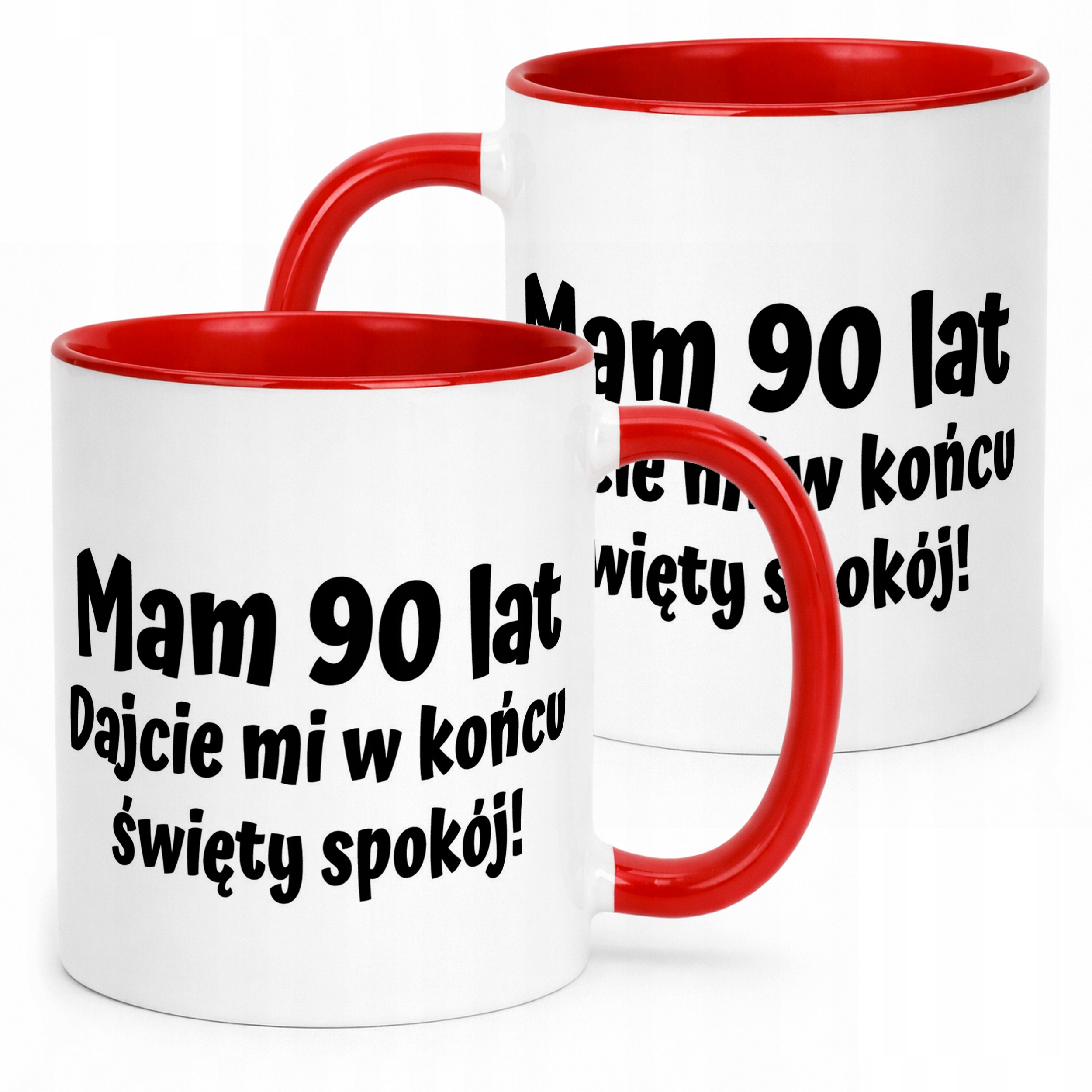 Kubek ceramiczny Mam 90 Lat Na Urodziny Prezent Upominek