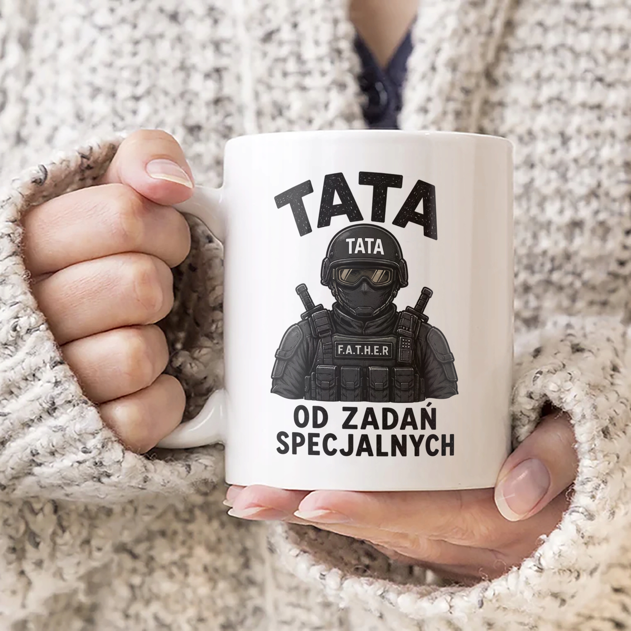 Kubek Ceramiczny prezent dla taty upominek na Dzień Ojca
