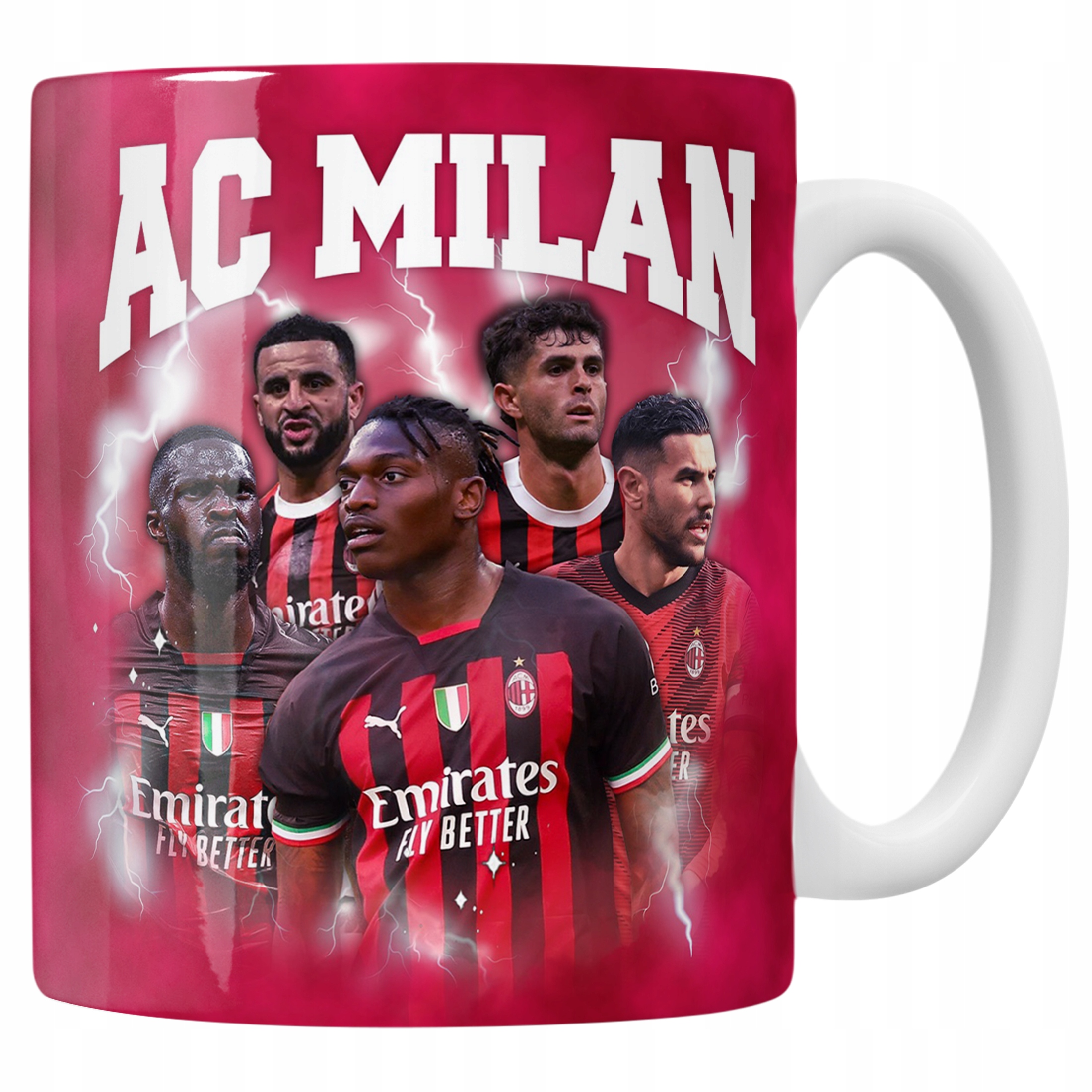 Kubek ceramiczny AC Milan Leao Hernández Tomori