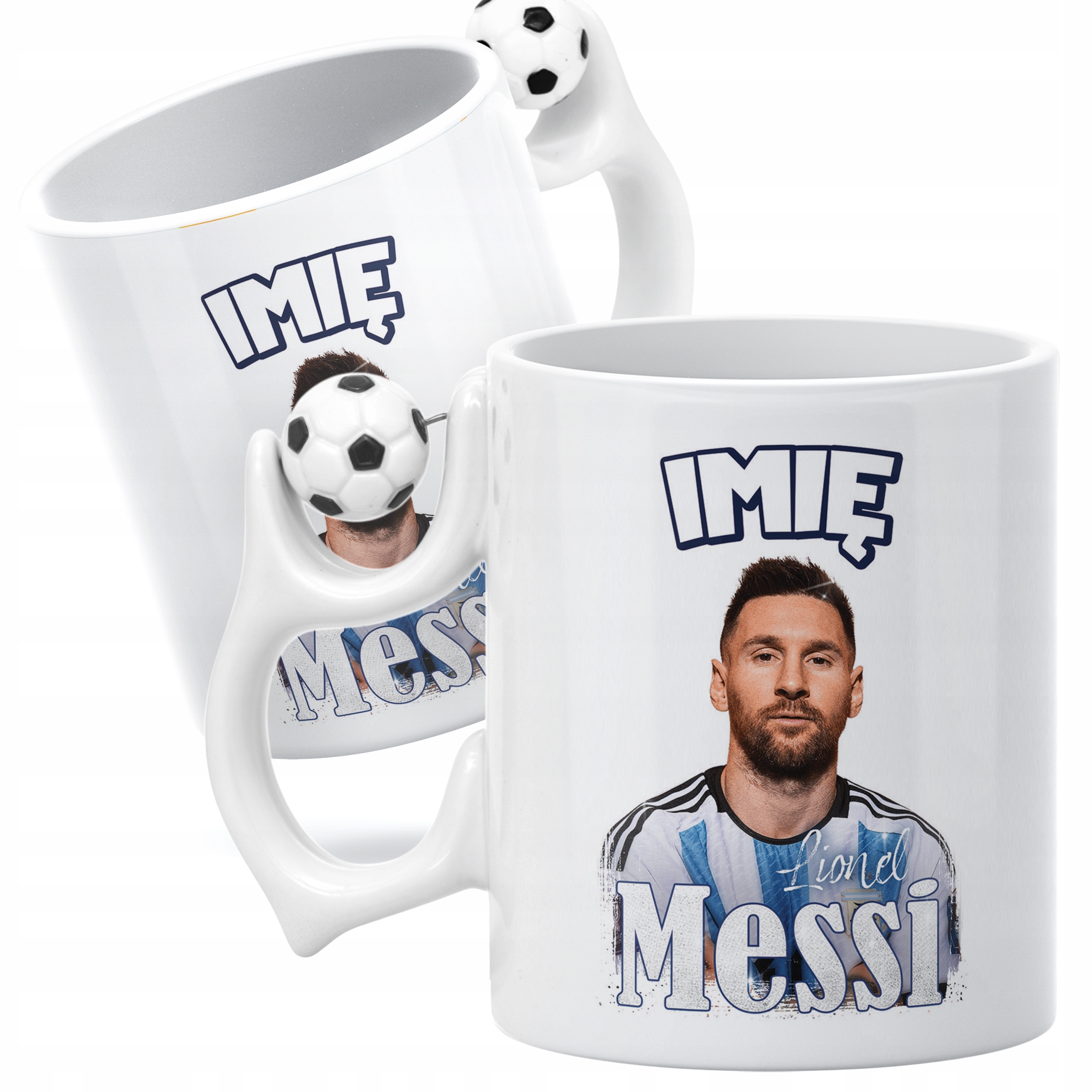 Kubek piłkarski personalizowany Lionel Messi dla kibiców Inter Miami