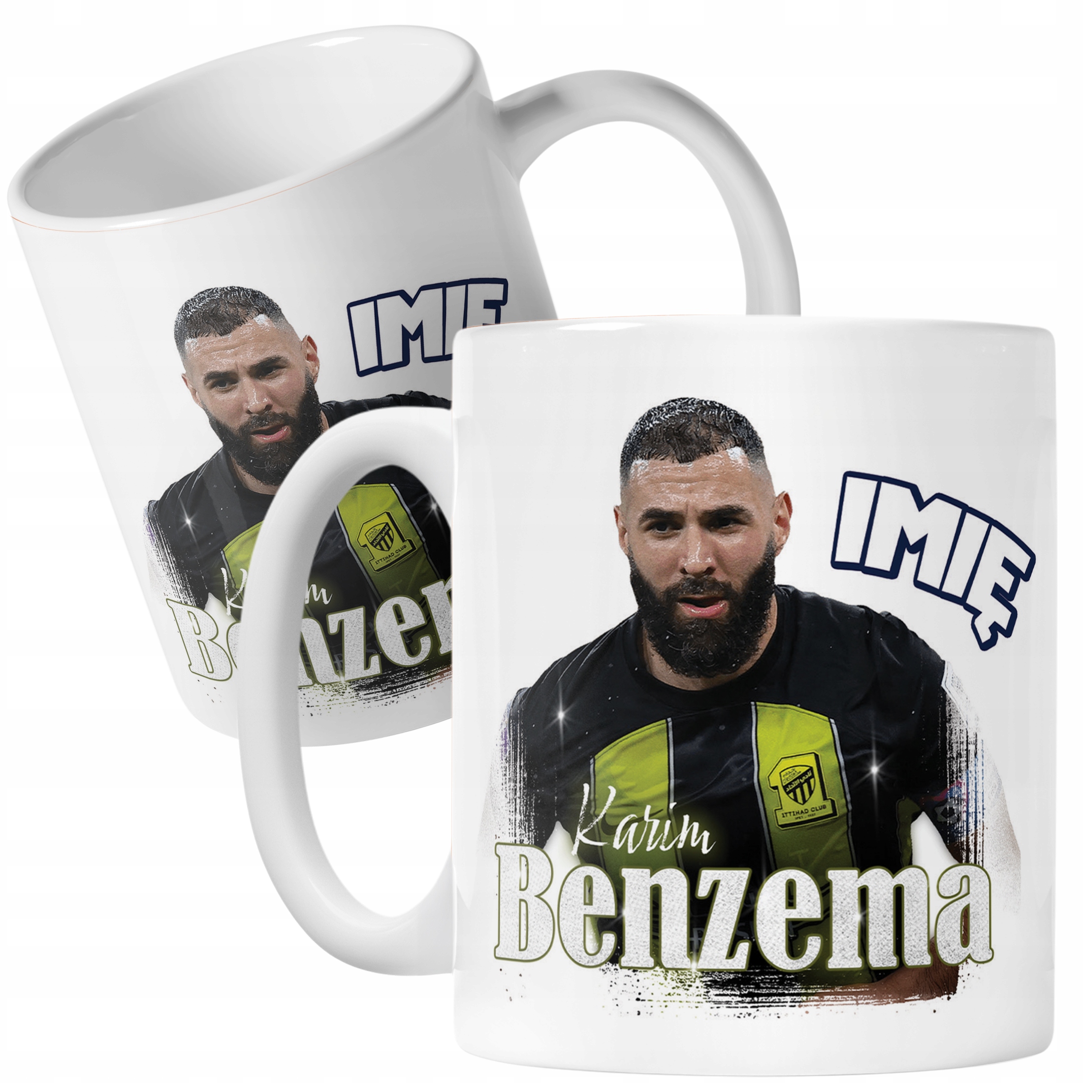 Kubek personalizowany Karim Benzema dla kibiców Al-Ittihad Prezent