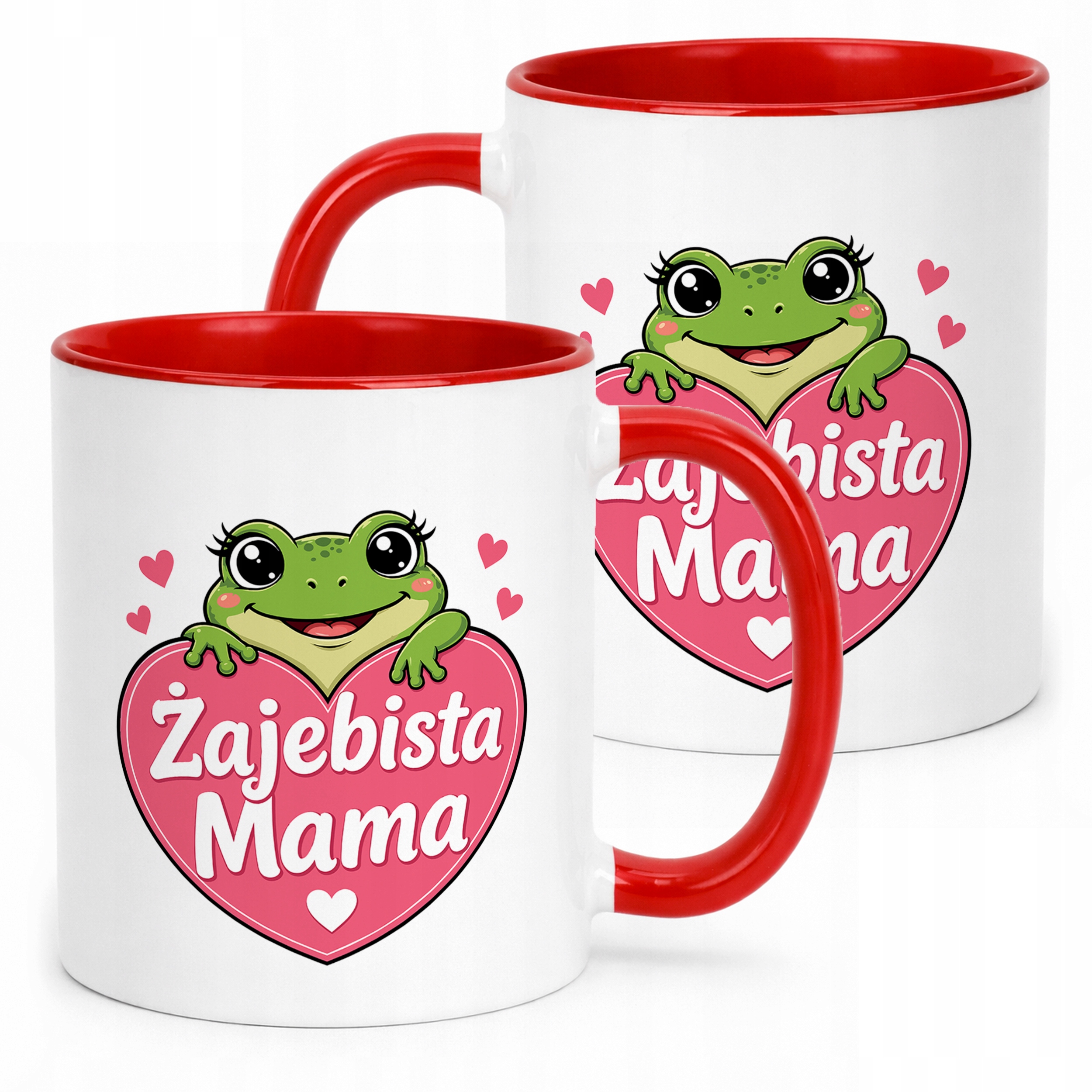 Dzień Matki prezent dla mamy kubek czerwony idealny upominek dla mamy