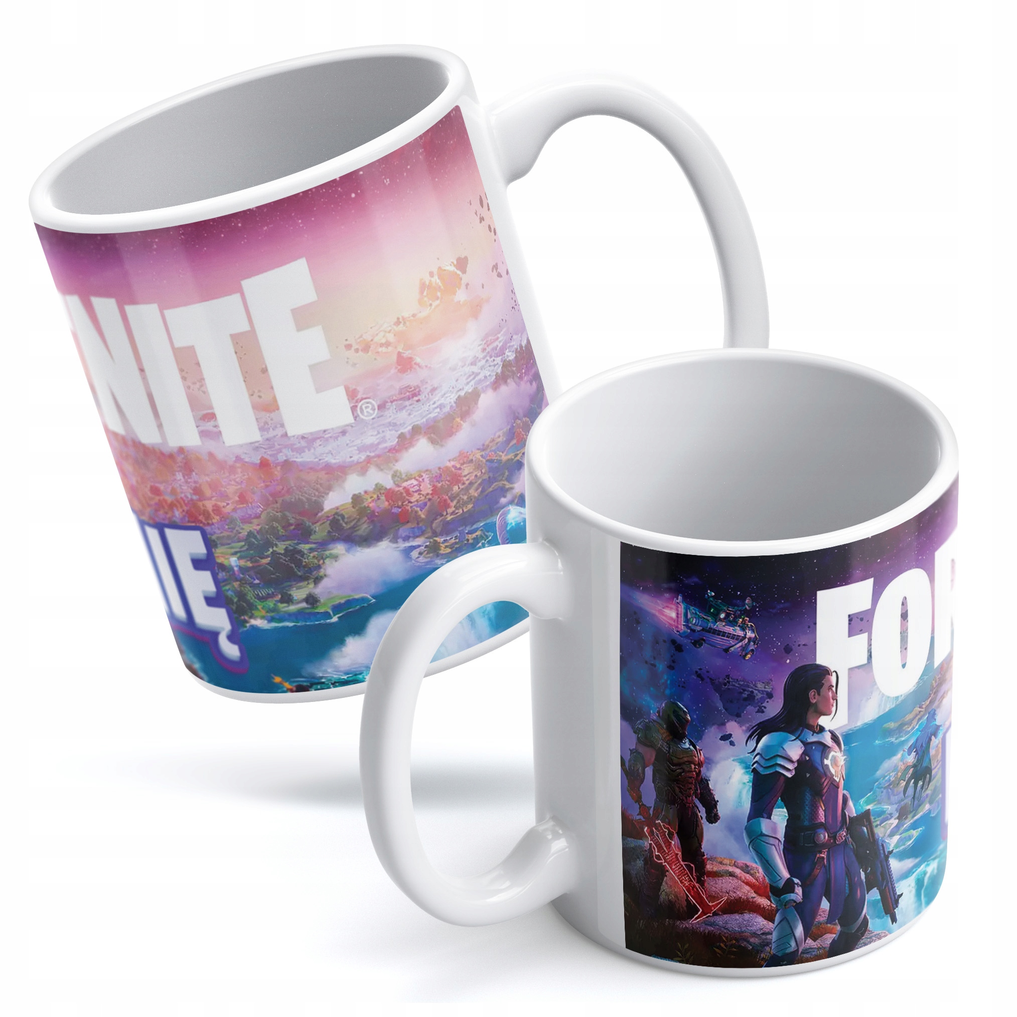 Zestaw Z Imieniem kubek + podkładka pod mysz 22×18 cm FORTNITE Dla Gracza