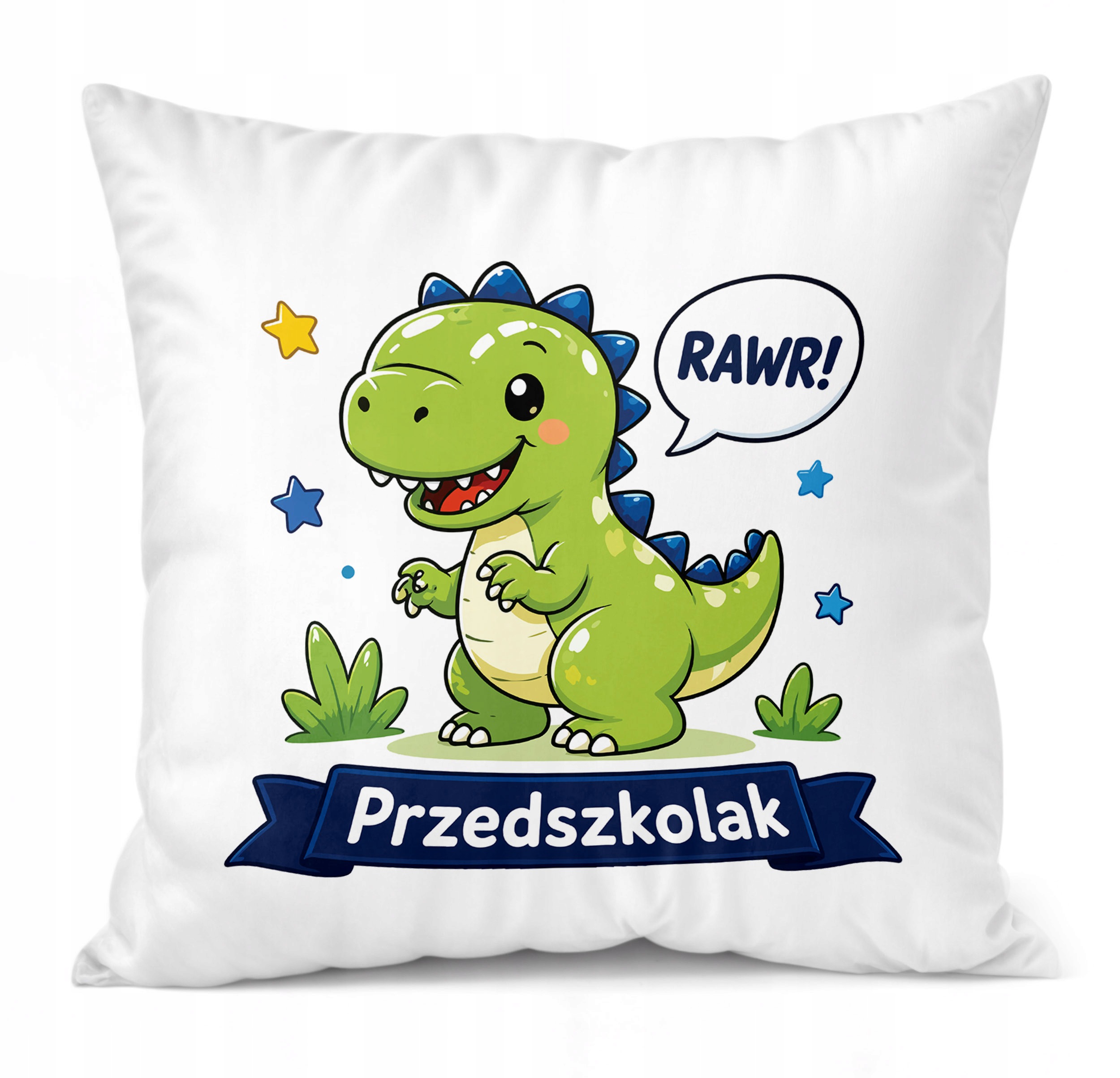 Zestaw Kubek Różowy Poduszka Z Nadrukiem Przedszkolak Szkoła Prezent