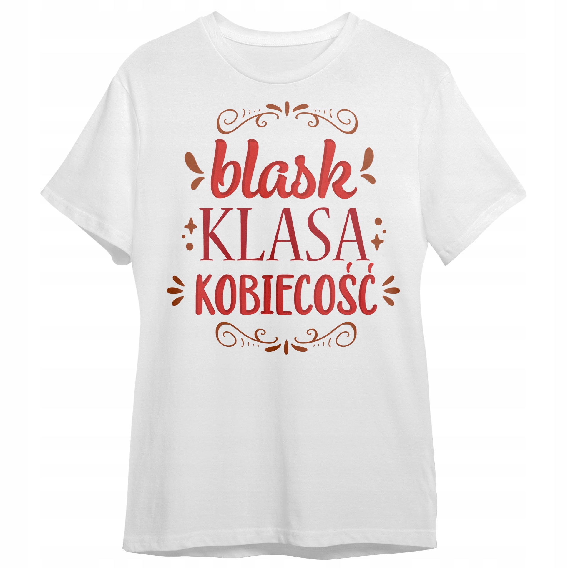 Koszulka Damska T-shirt Na Dzień Kobiet Prezent Blask Kobiecość Klasa