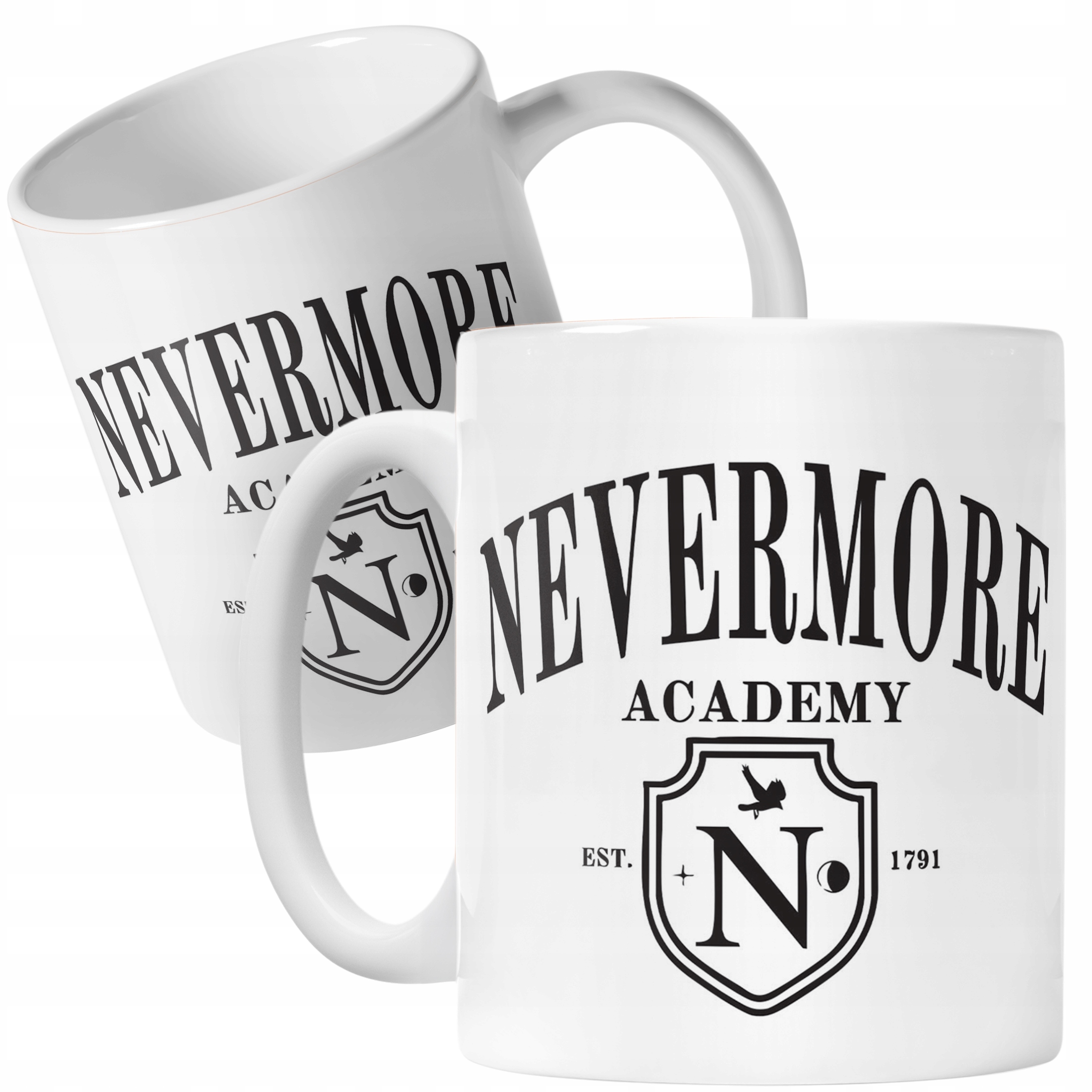 Kubek ceramiczny Nevermore Wednesday Addams Dla Fanów Prezent