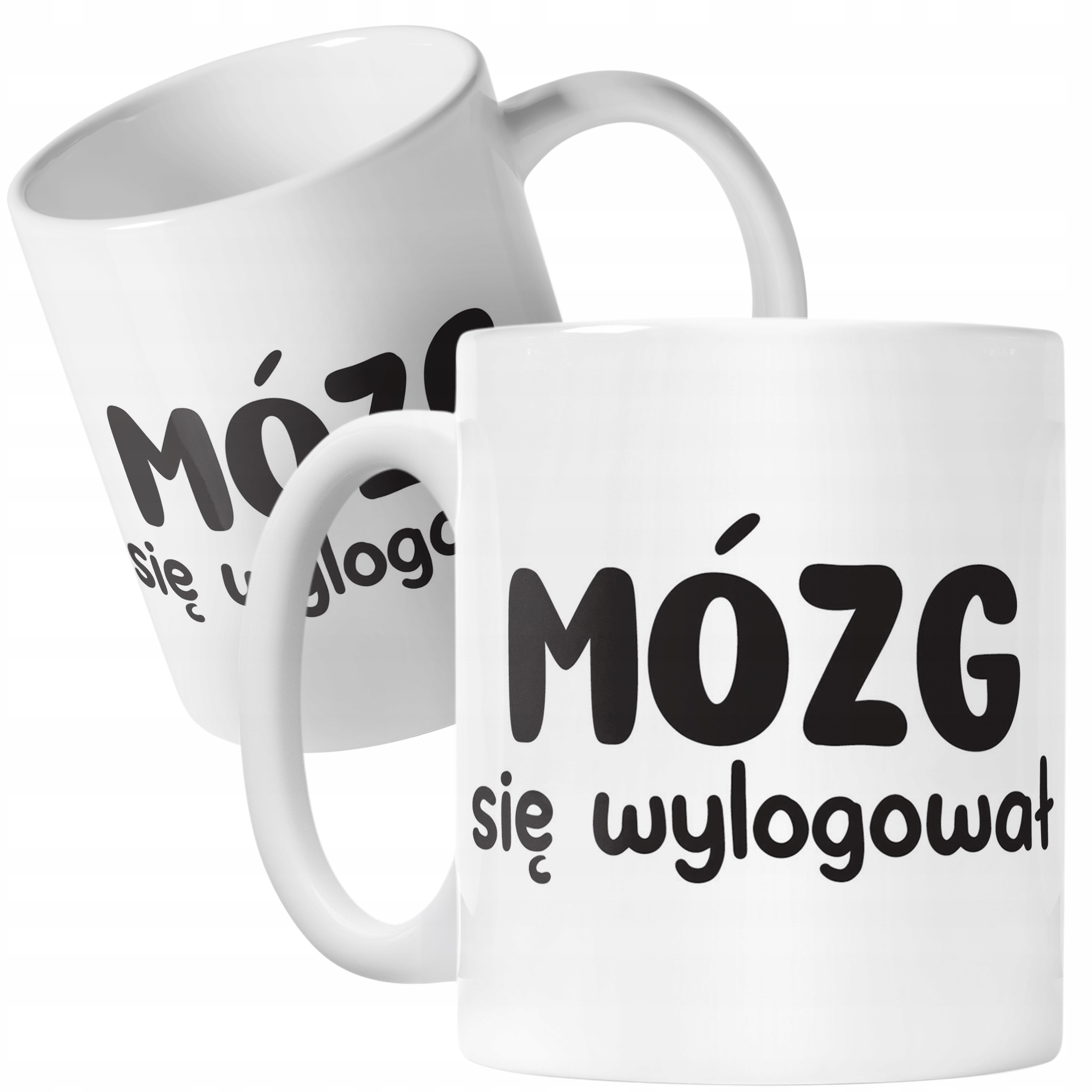 Kubek ceramiczny Mózg Się Wylogował Śmieszny Zabawny Prezent
