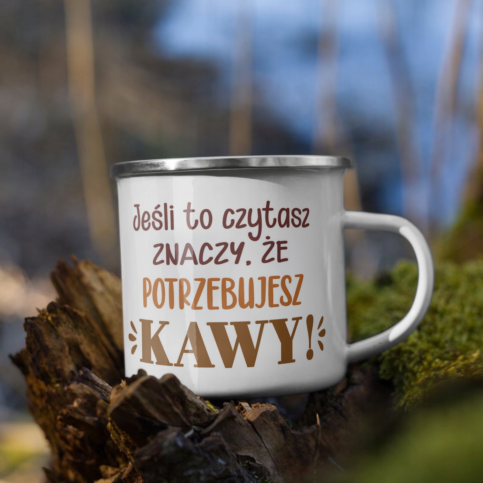 Emaliowany Kubek Garnuszek Dzień Kobiet Dla Kobiety Prezent Upominek
