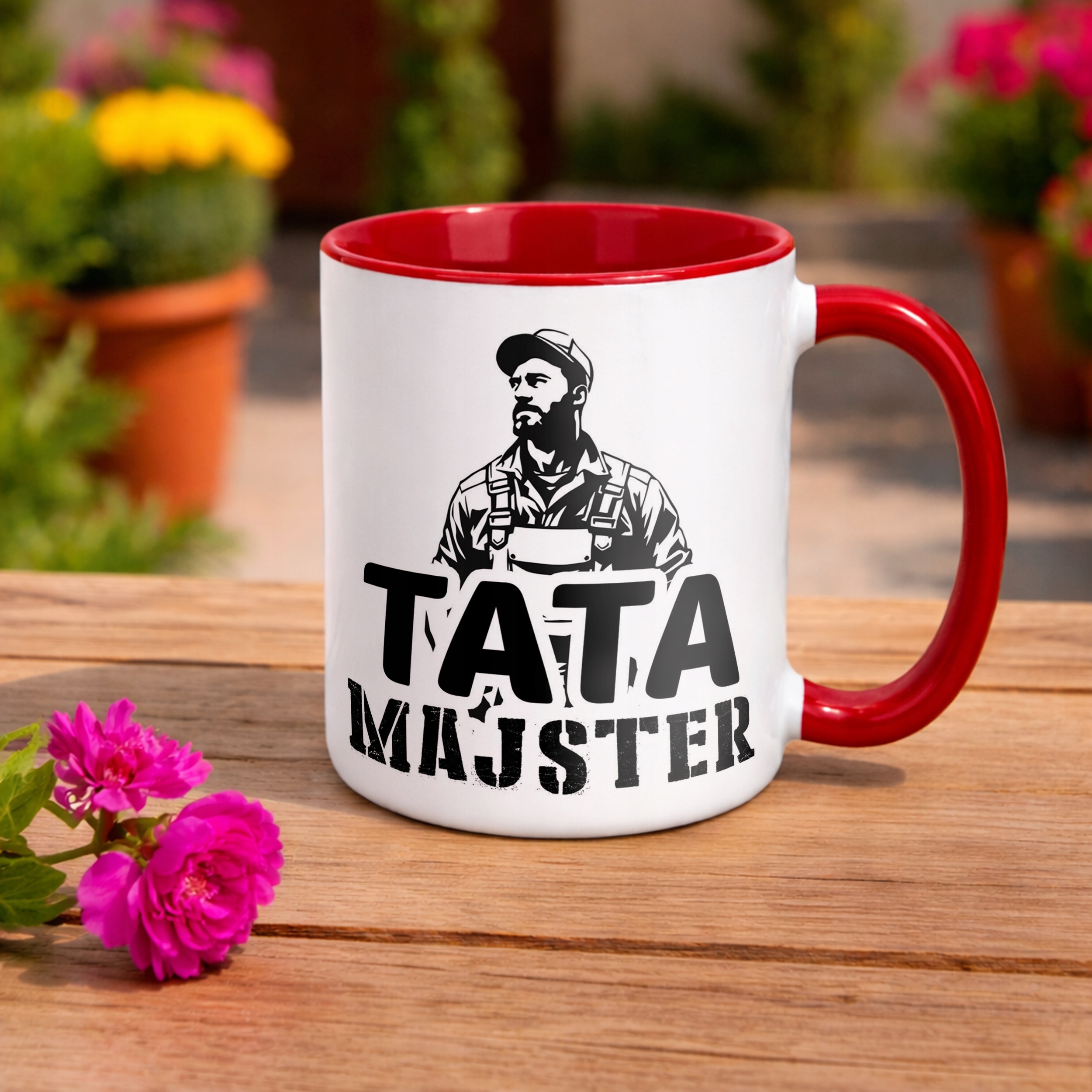 Kubek ceramiczny Dzień Ojca Dla Taty Tata Majster Prezent