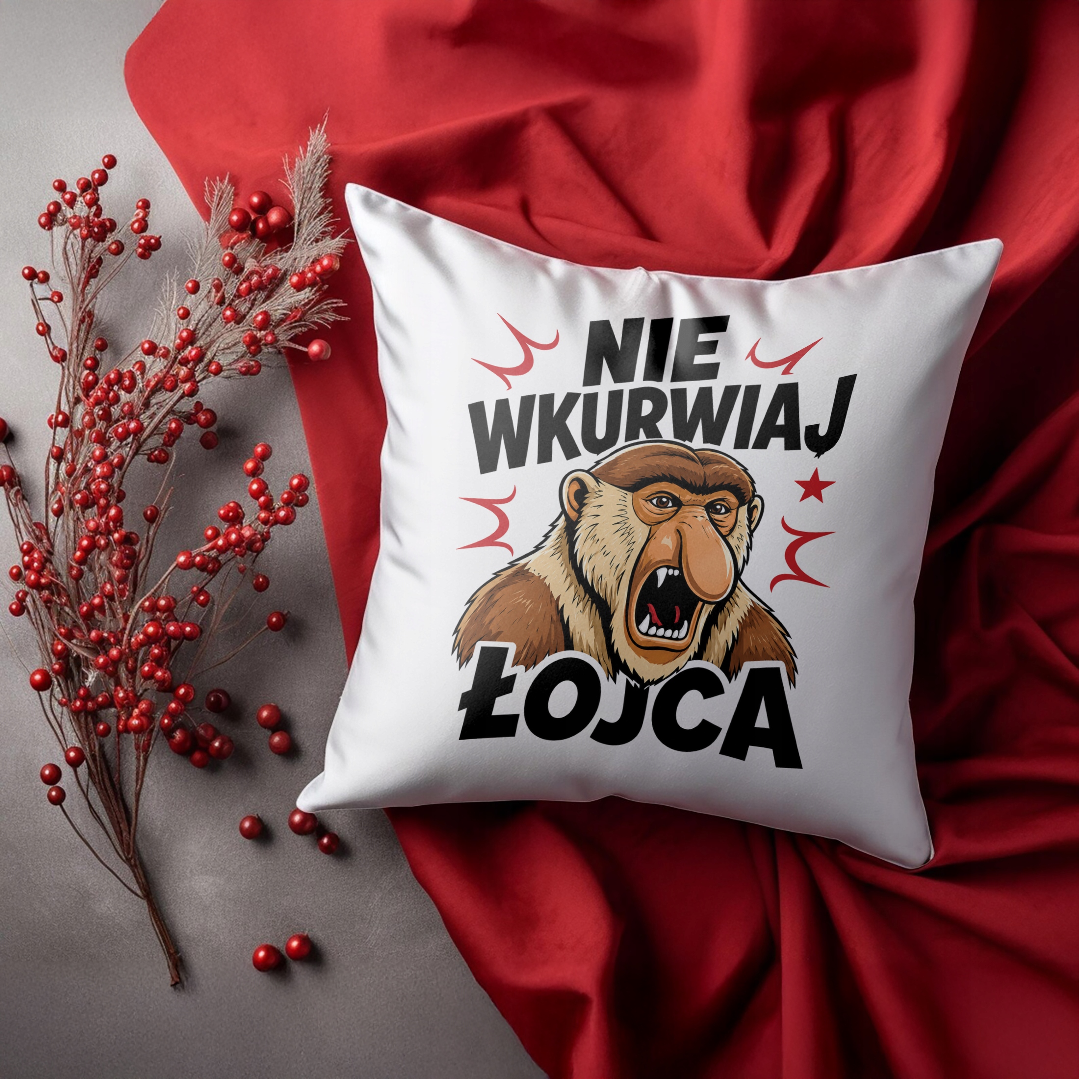 Prezent na Dzień Ojca poduszka 38x38cm dla taty upominek dla tatusia