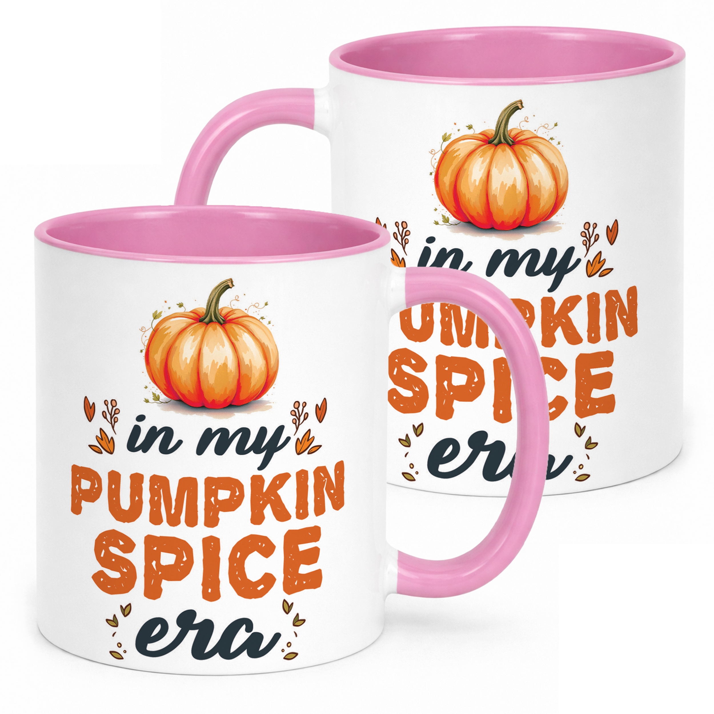 Kubek Różowy Jesienny Jesień In My Pumpkin Spice Era Dynia Prezent