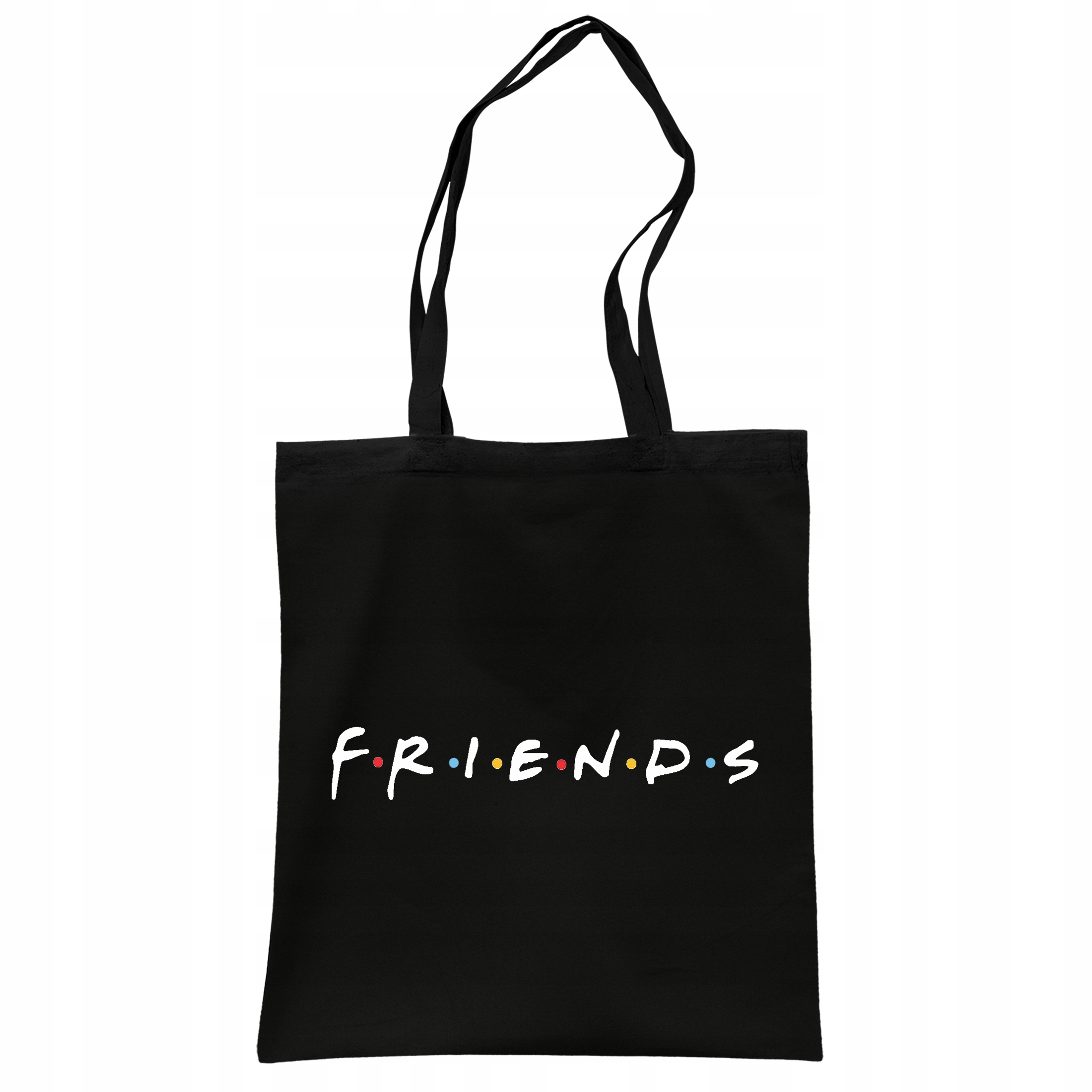 Torba bawełniana czarna na zakupy Friends Dla Fanów Serialu