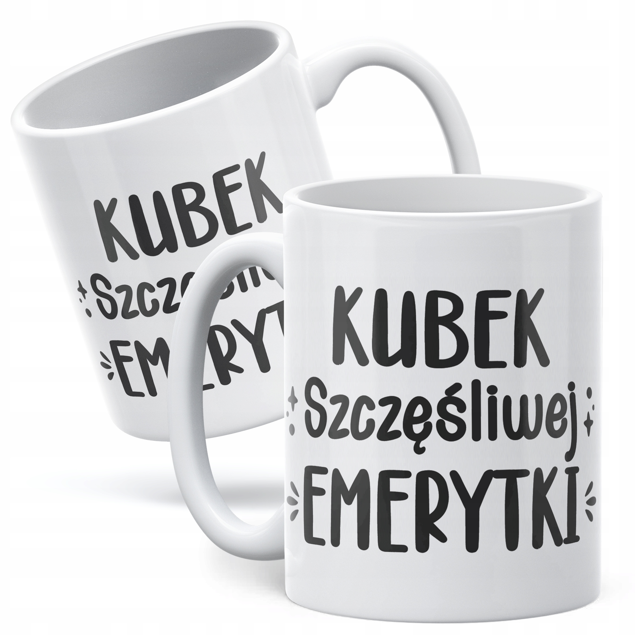 Kubek ceramiczny z okazji Emerytury Dla Emerytki Prezent Upominek