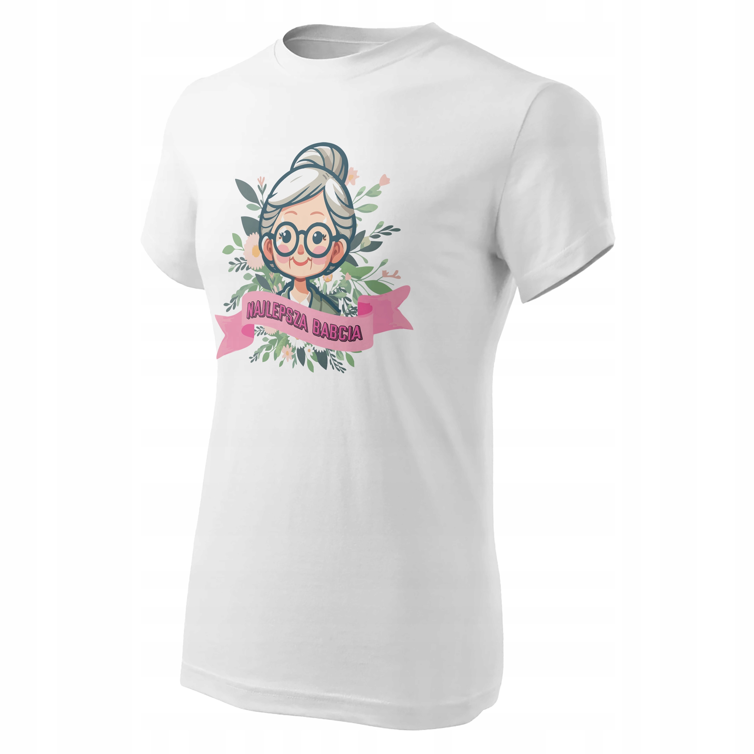 Koszulka Damska T-shirt Na Dzień Babci Prezent Najlepsza Babcia