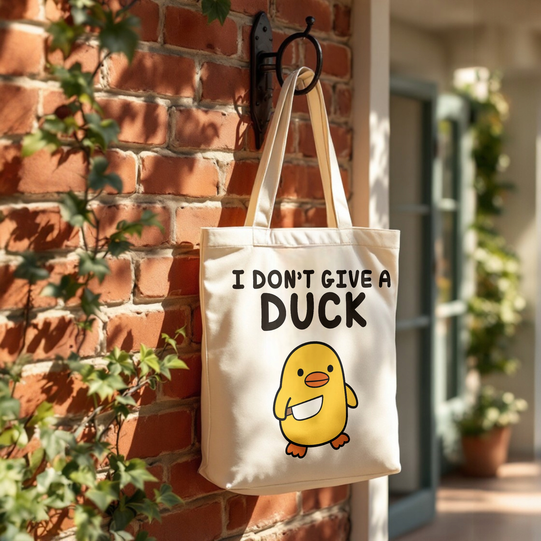 Torba bawełniana premium I Don’t Give A Duck Zabawny Prezent