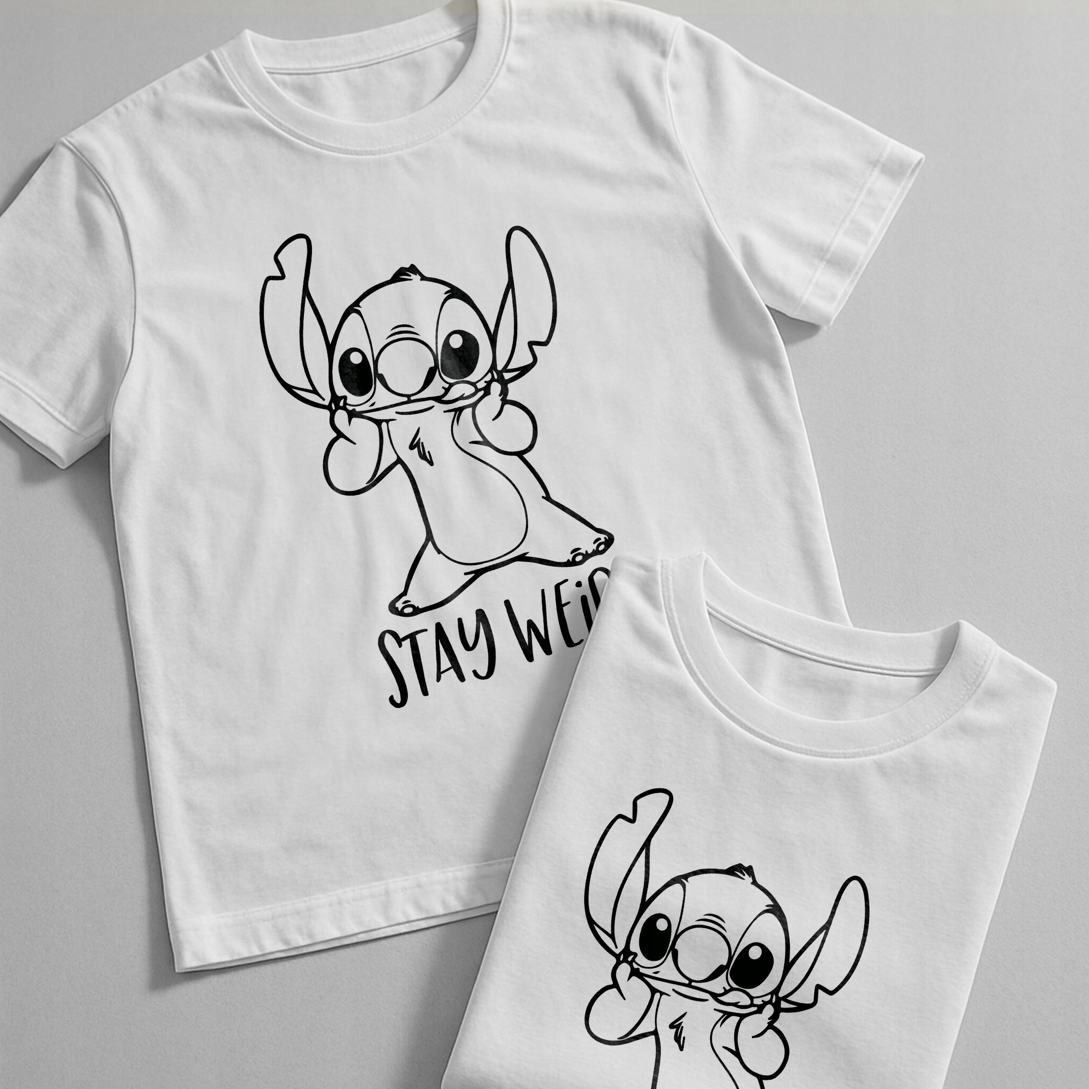 Koszulka biała dziecięca Stitch Lilo i Stich Dla Fanów