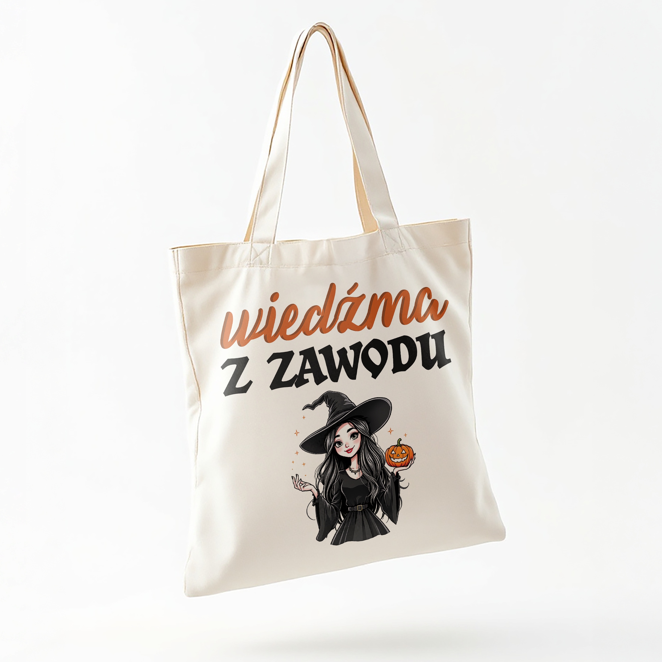 Torba bawełniana na zakupy Wiedźma Z Zawodu Zabawny Prezent