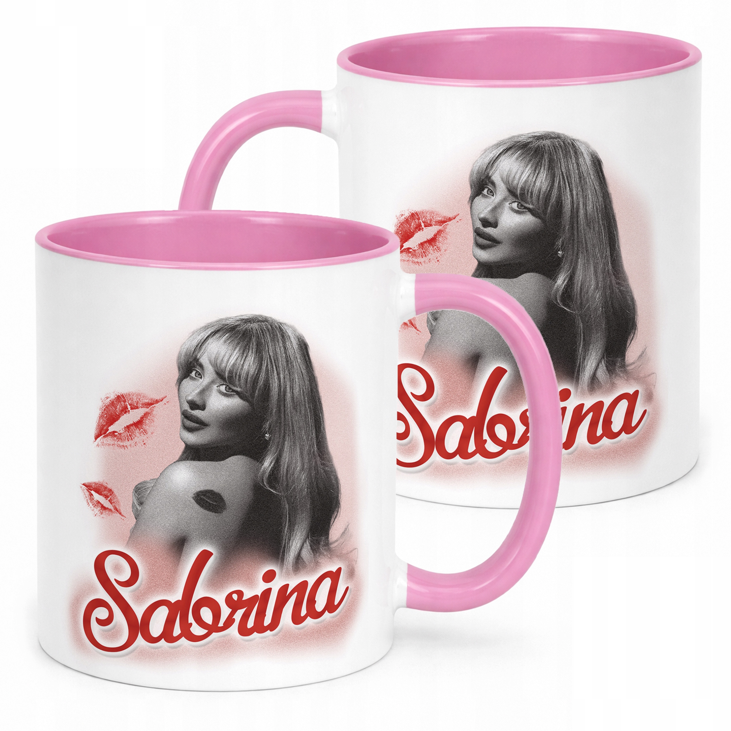 Kubek Różowy Sabrina Carpenter Dla Fanów Prezent Upominek