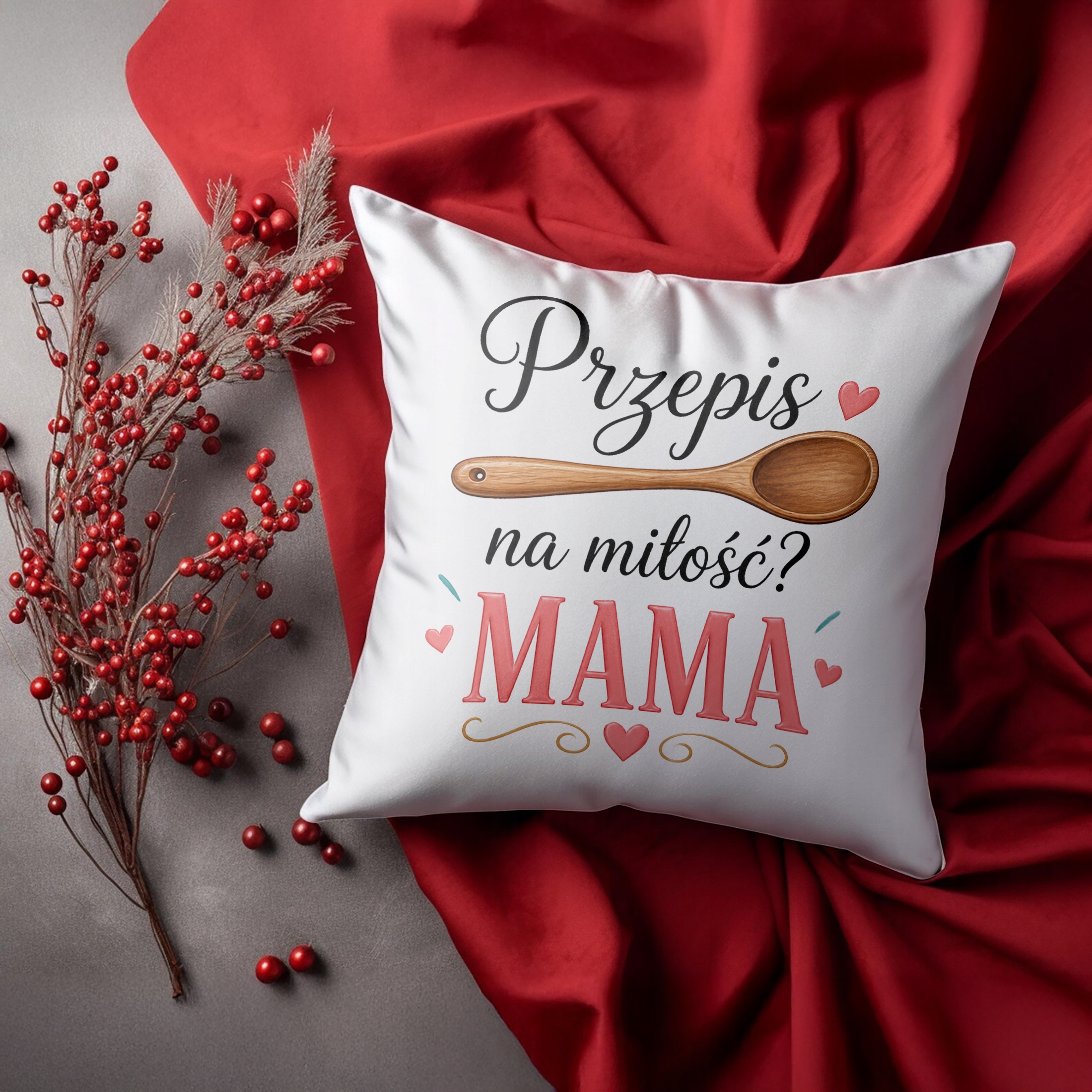Poduszka 38x38cm dla mamy prezent na Dzień Matki idealny upominek dla mamy