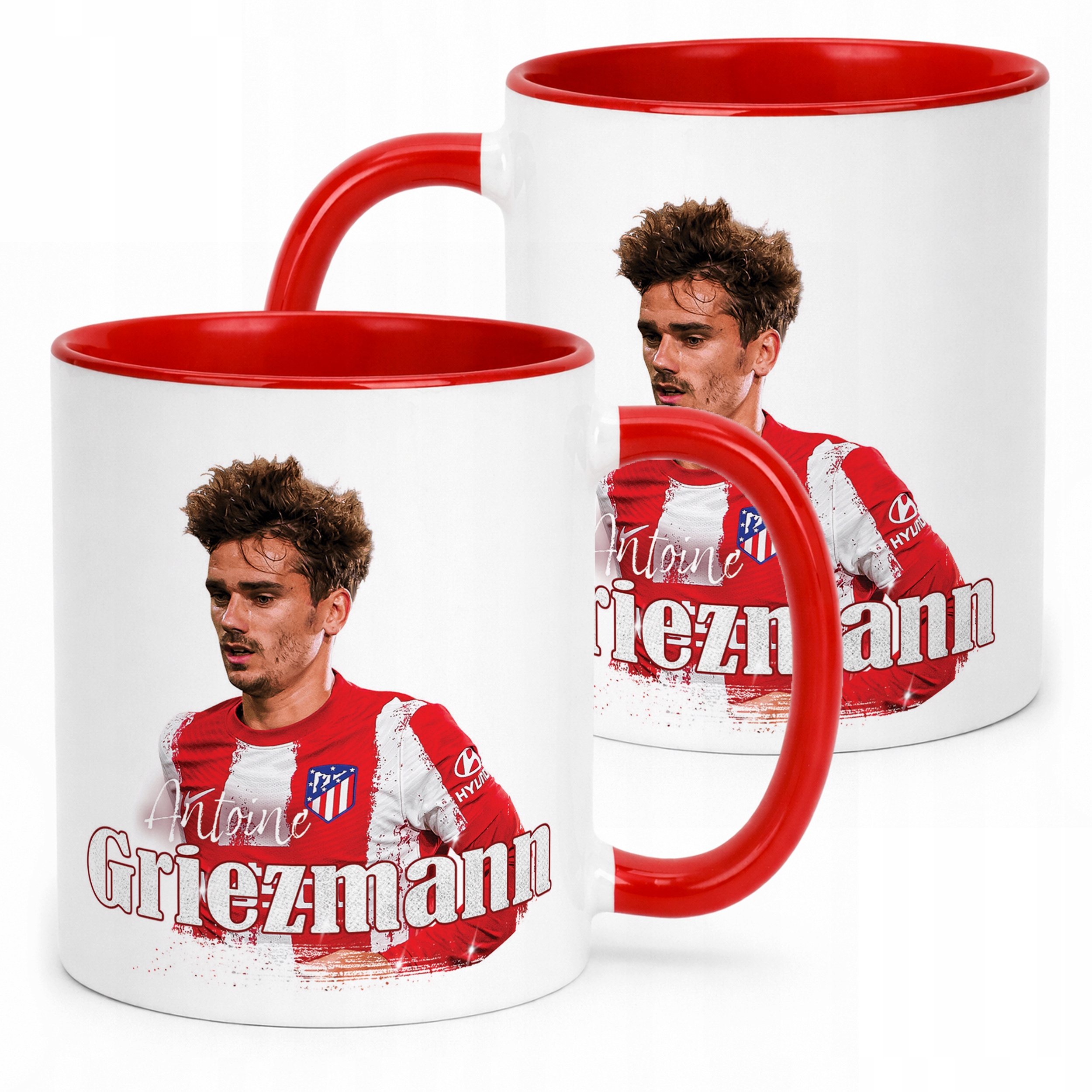 Kubek Czerwony Antoine Griezmann dla kibiców Atlético Madryt Prezent