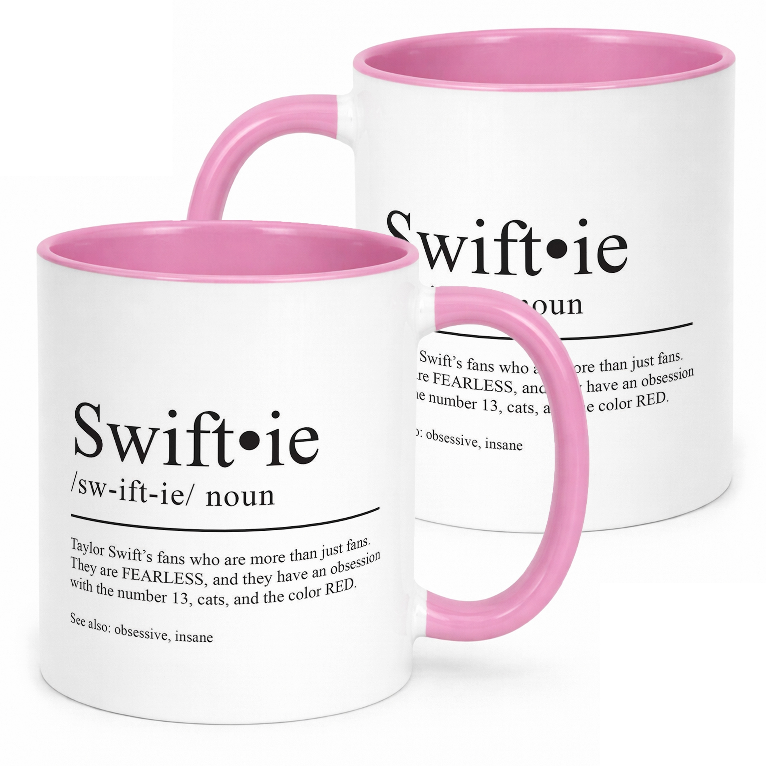 Kubek Różowy Taylor Swift Swiftie Dla Fanów Prezent Upominek