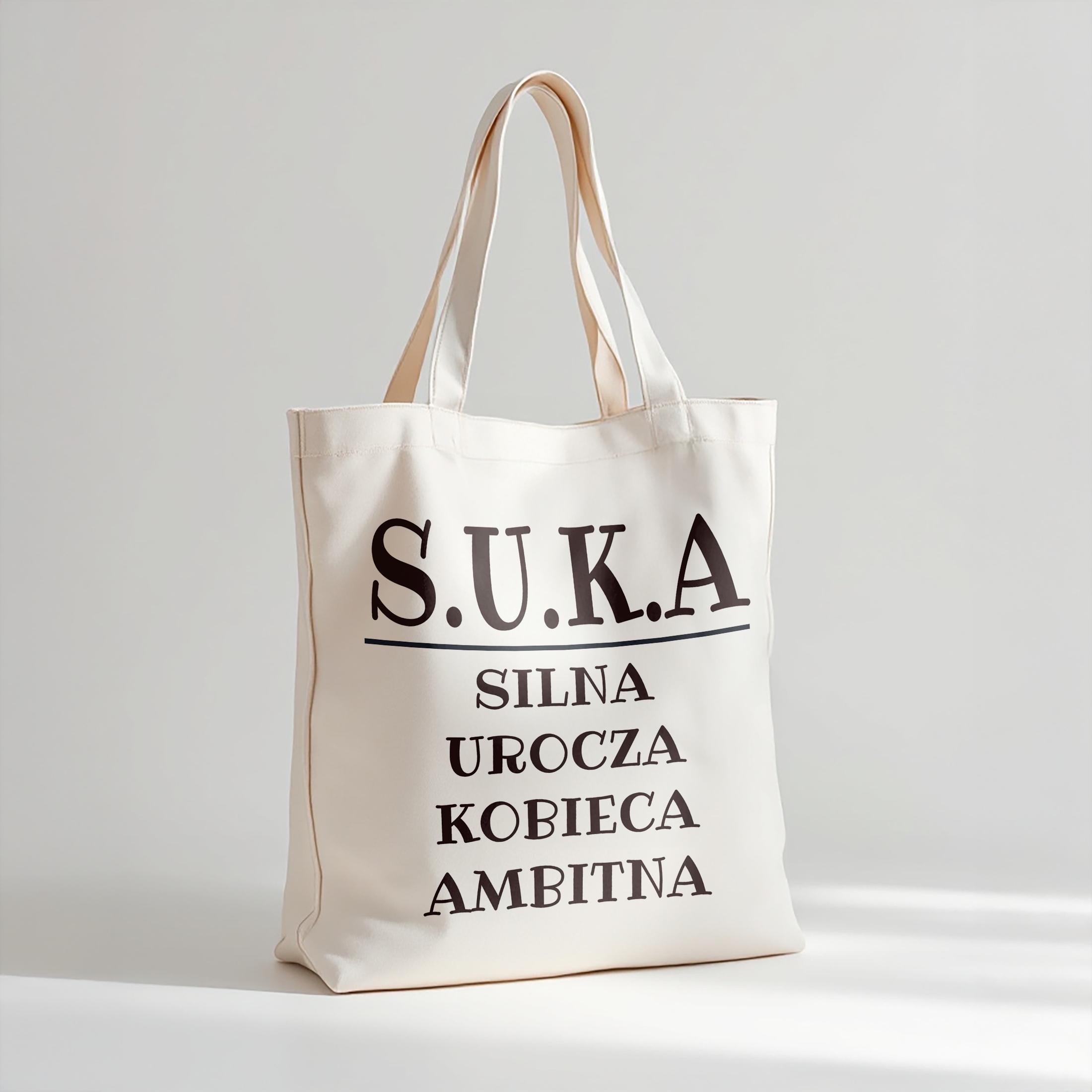 Torba bawełniana premium S.U.K.A Zabawny Prezent
