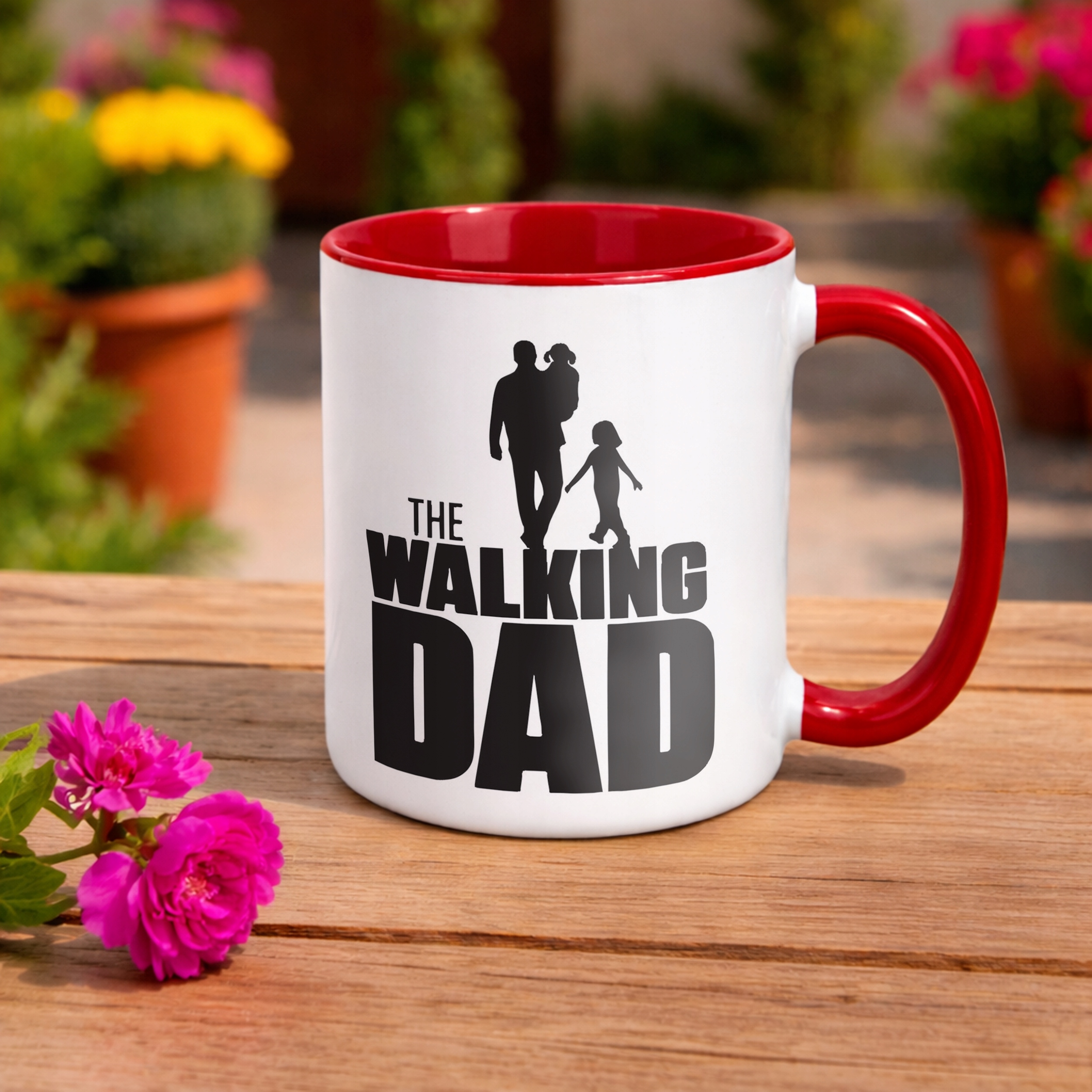 Kubek ceramiczny Dzień Ojca Dla Taty The Walking Dad Prezent