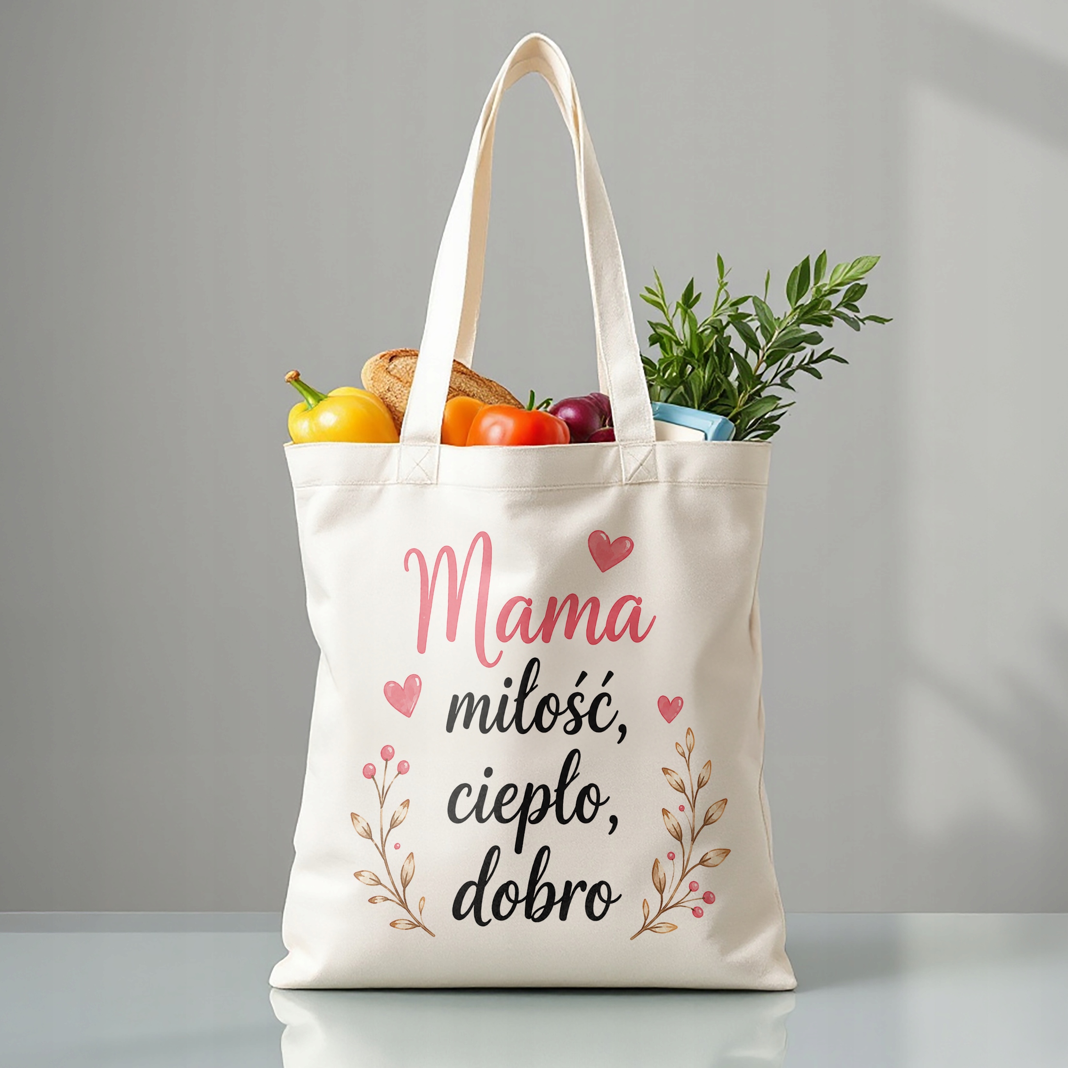 Dzień Matki prezent dla mamy torba bawełniana oryginalny prezent dla mamy