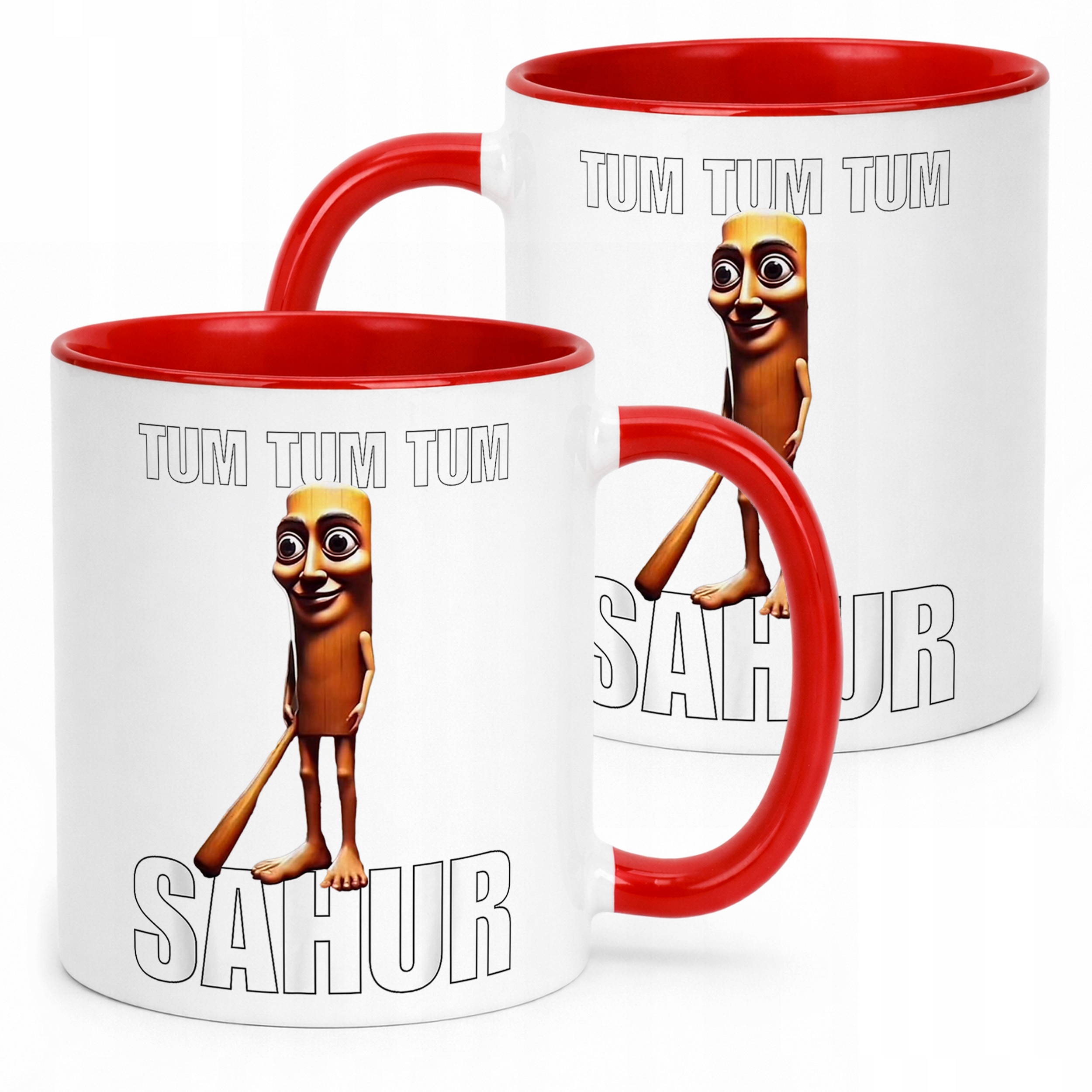 Kubek ceramiczny Tung Tum Tum Sahur viral tiktok brainrot mem