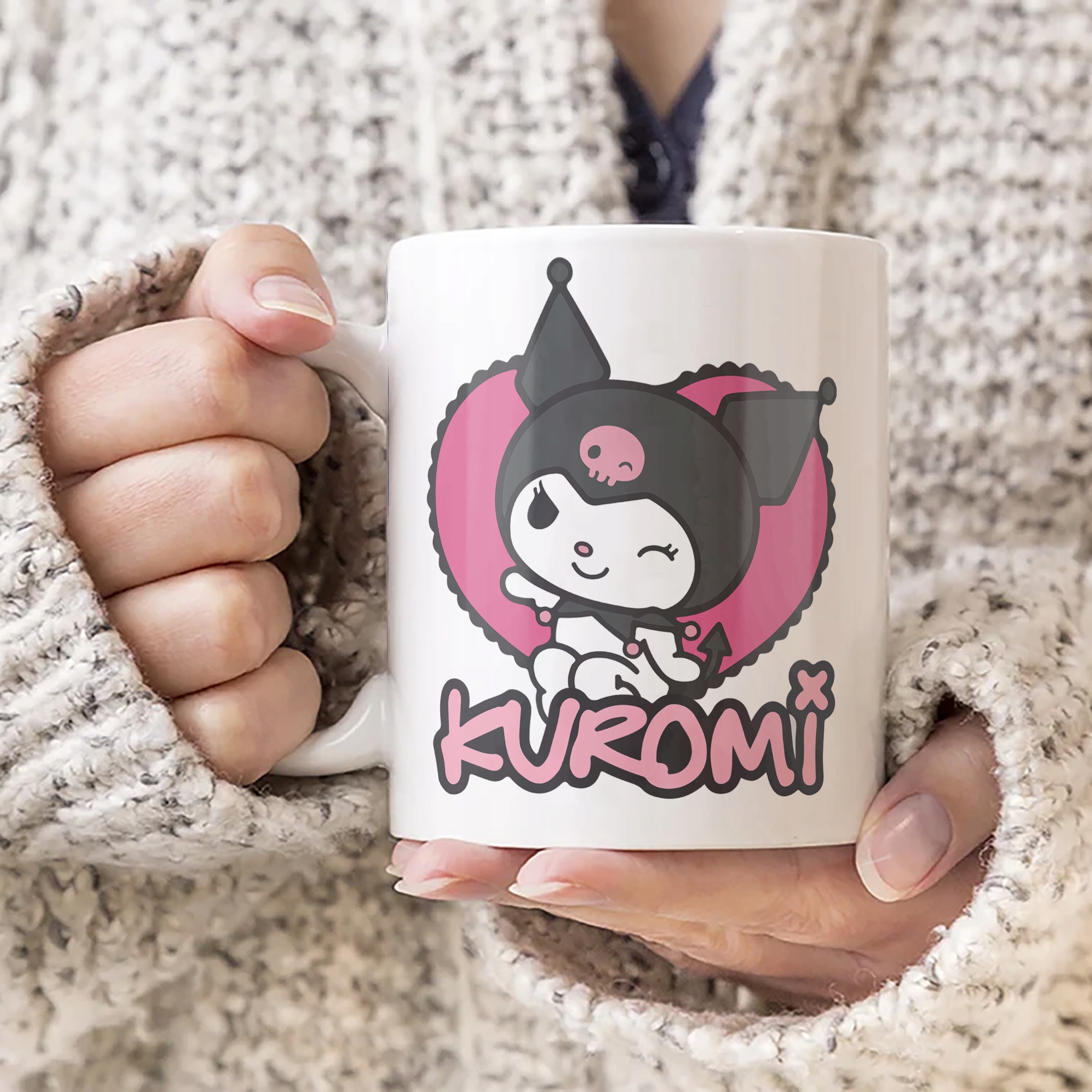 Kubek ceramiczny KUROMI ONEGAI MY MELODY Anime Dla Dzieci