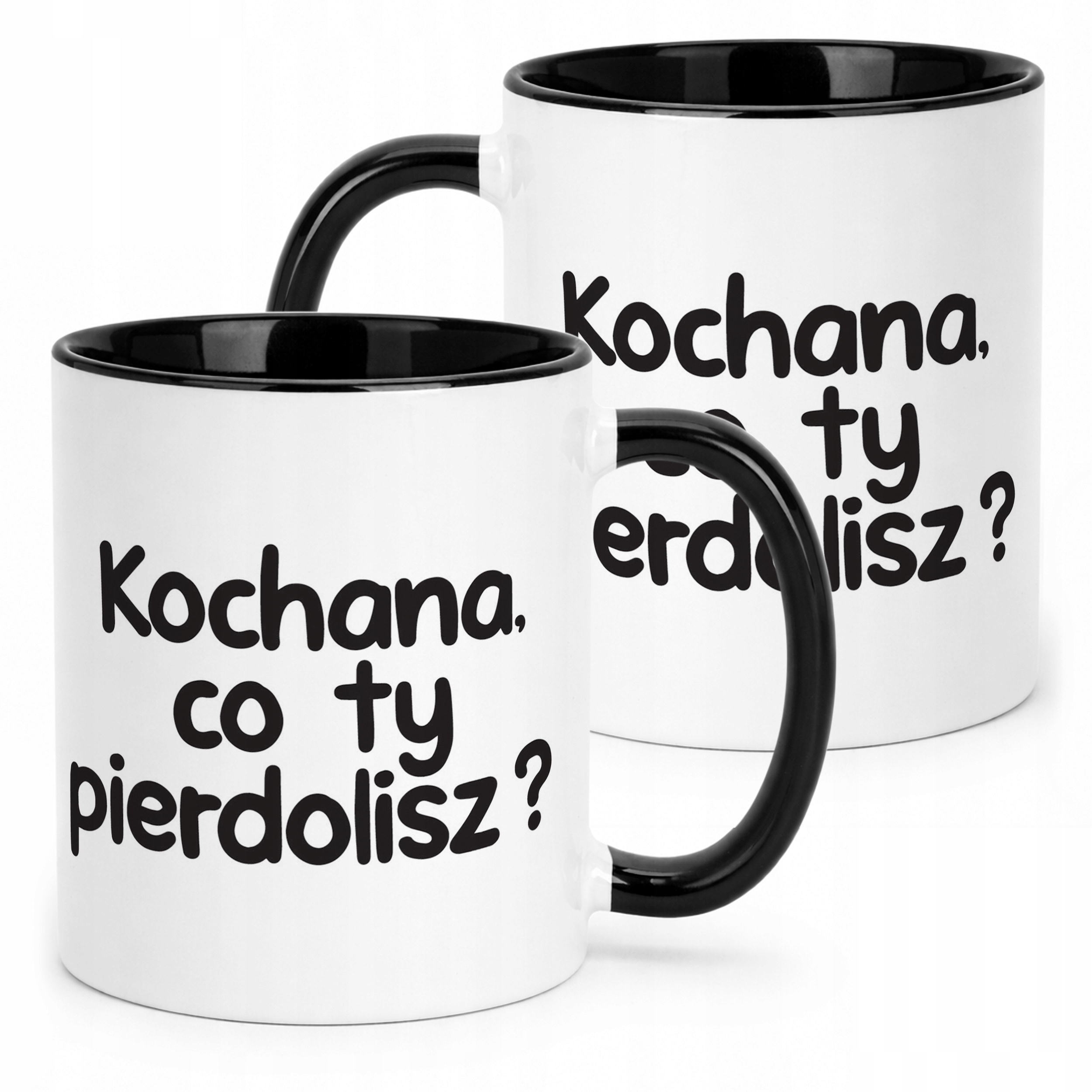 Kubek Czarny Kochana Co Ty Pie***lisz Śmieszny Zabawny Prezent