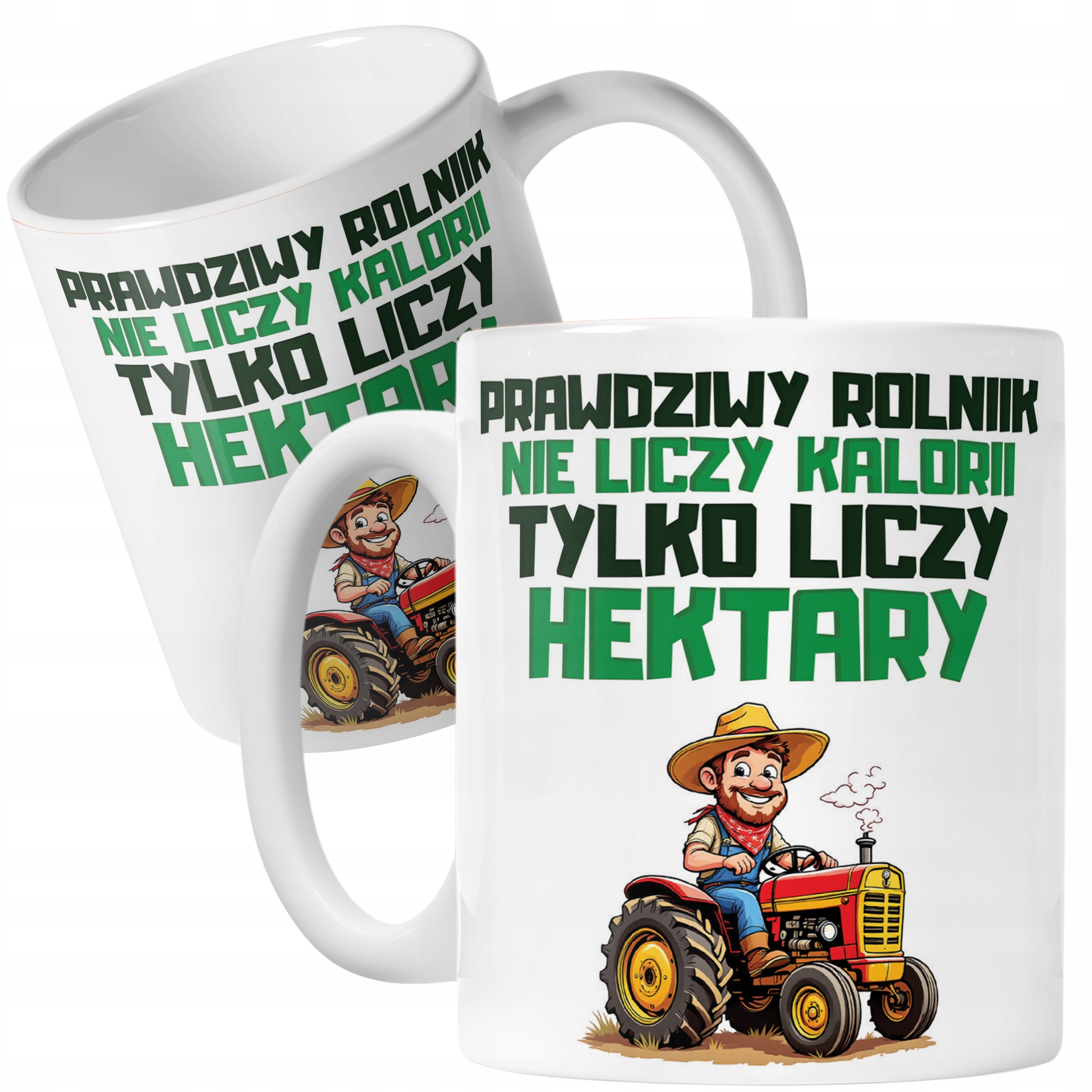 Kubek ceramiczny Rolnik Dla Rolnika Traktor Zabawny Prezent Upominek