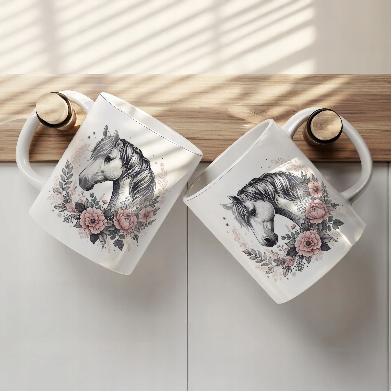 Kubek ceramiczny Z Koniem Koń Słodki Dla Dzieci Dla Koniar Prezent