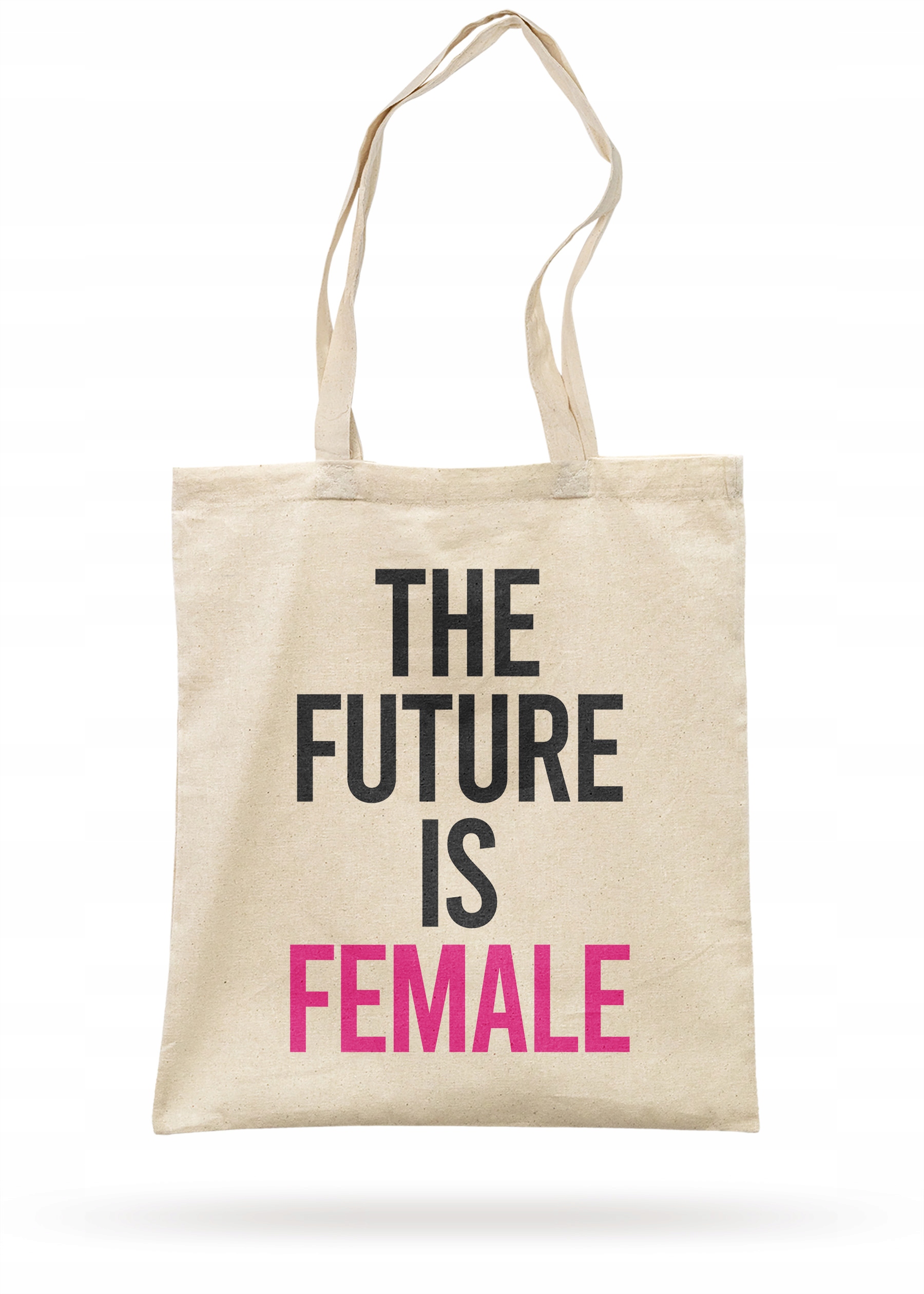 Torba bawełniana z dnem na zakupy Future Is Female Dla Dziewczyn Kobiet
