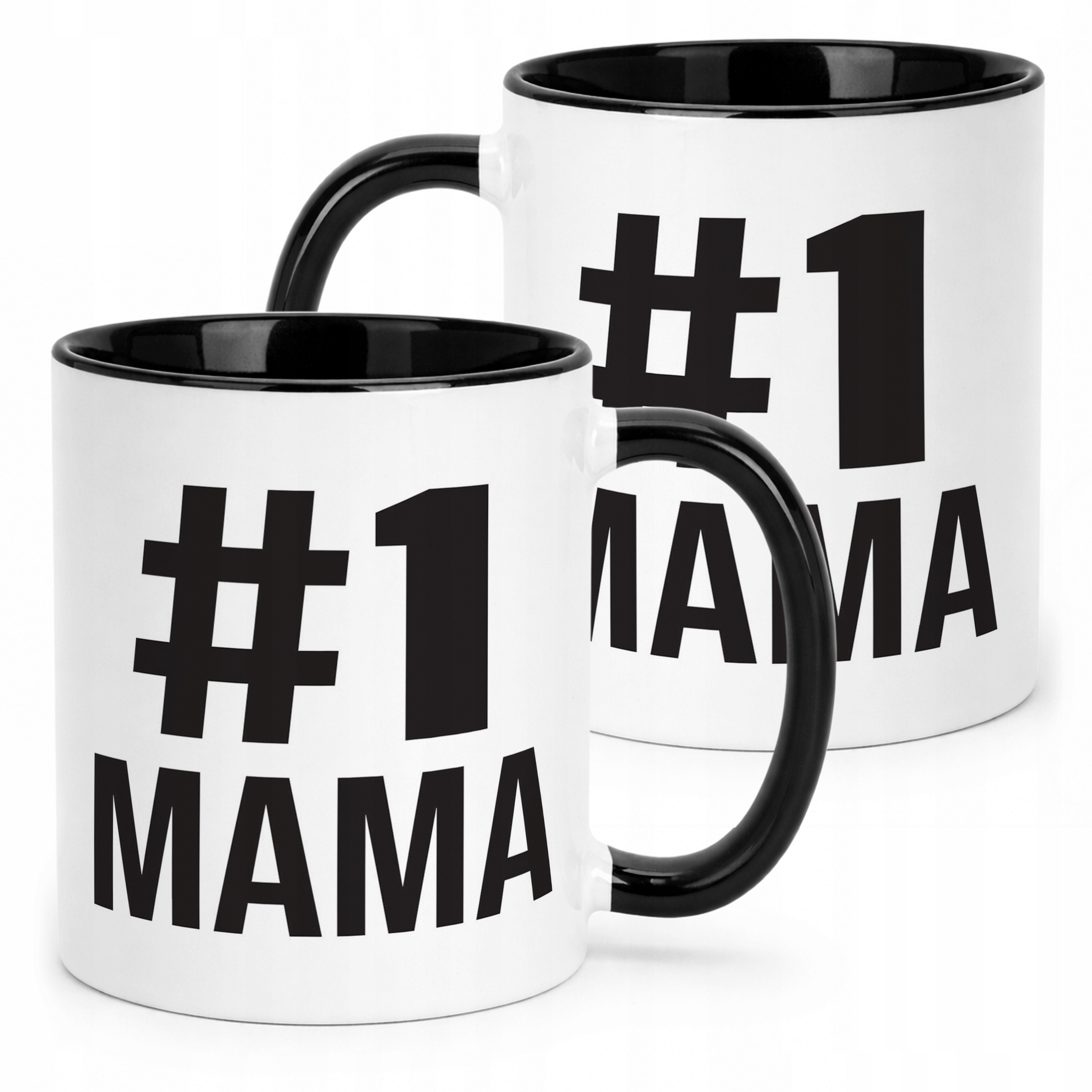 Kubek Czarny Dzień Matki 1# MAMA Prezent Upominek Dla Mamy