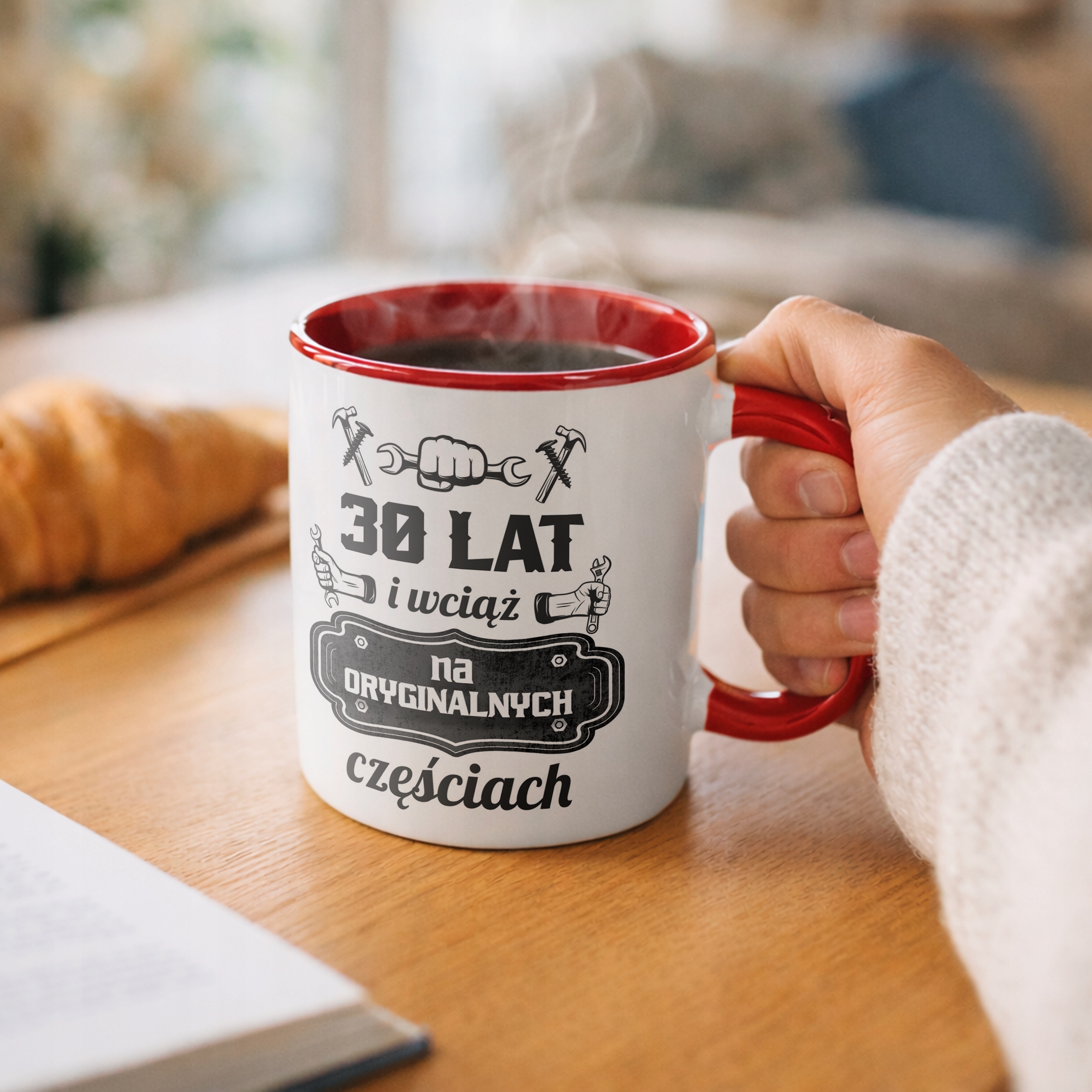 Kubek Czerwony 30 Lat i Wciąż Na Oryginalnych Częściach Urodziny
