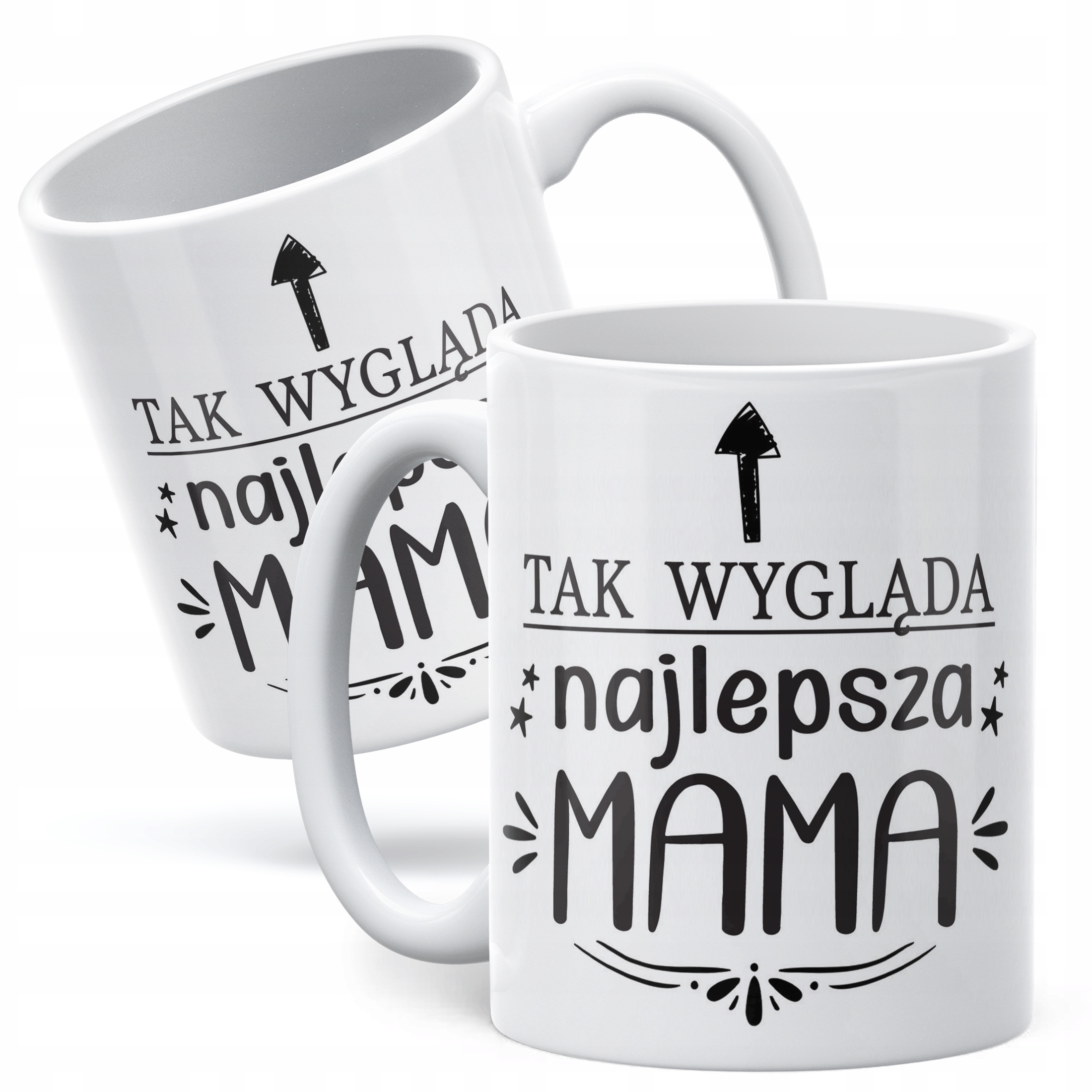 Kubek ceramiczny Dzień Matki Dla Mamy Prezent Tak Wygląda Najlepsza Mama