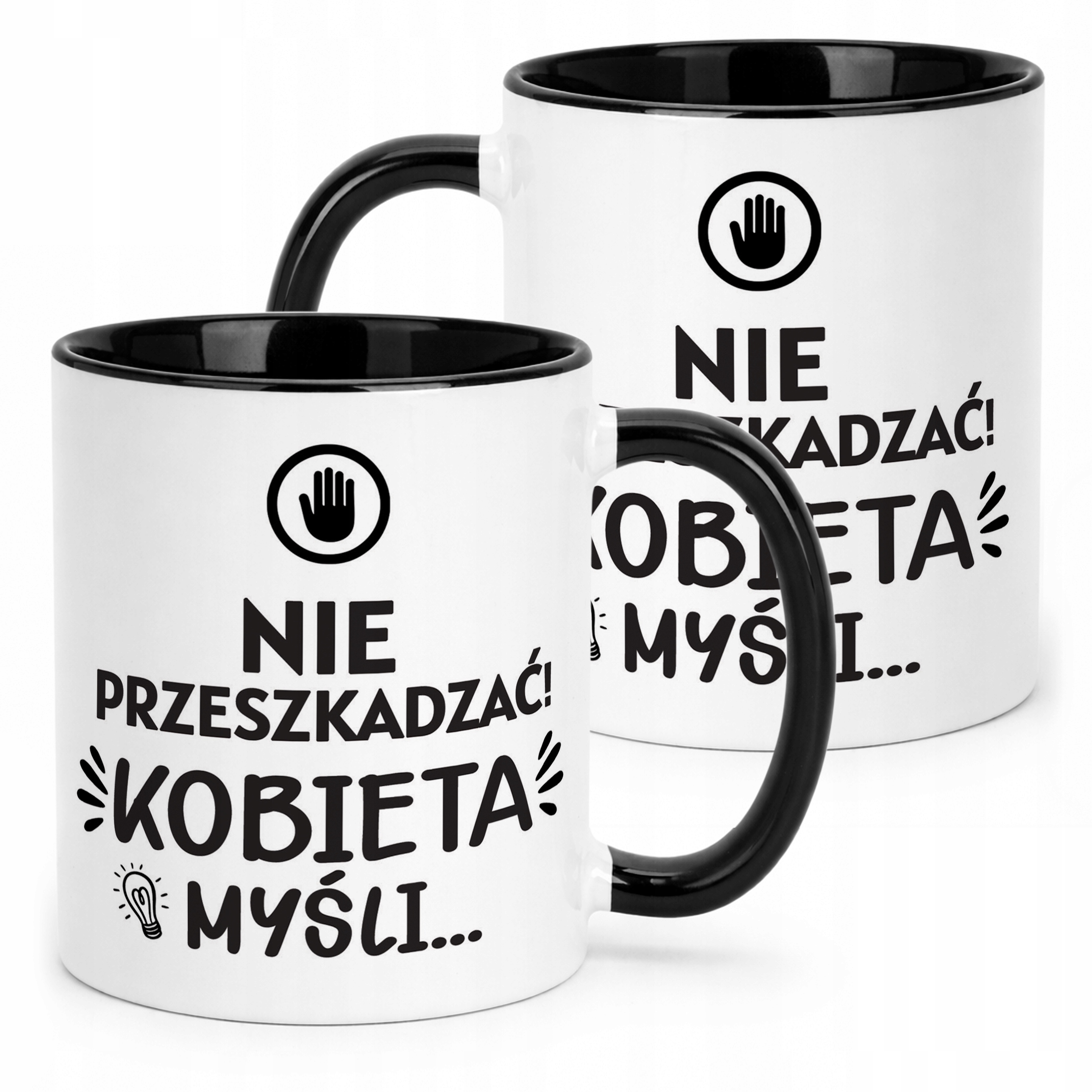 Kubek Czarny Dzień Kobiet Dla Kobiety Dziewczyny Prezent Upominek