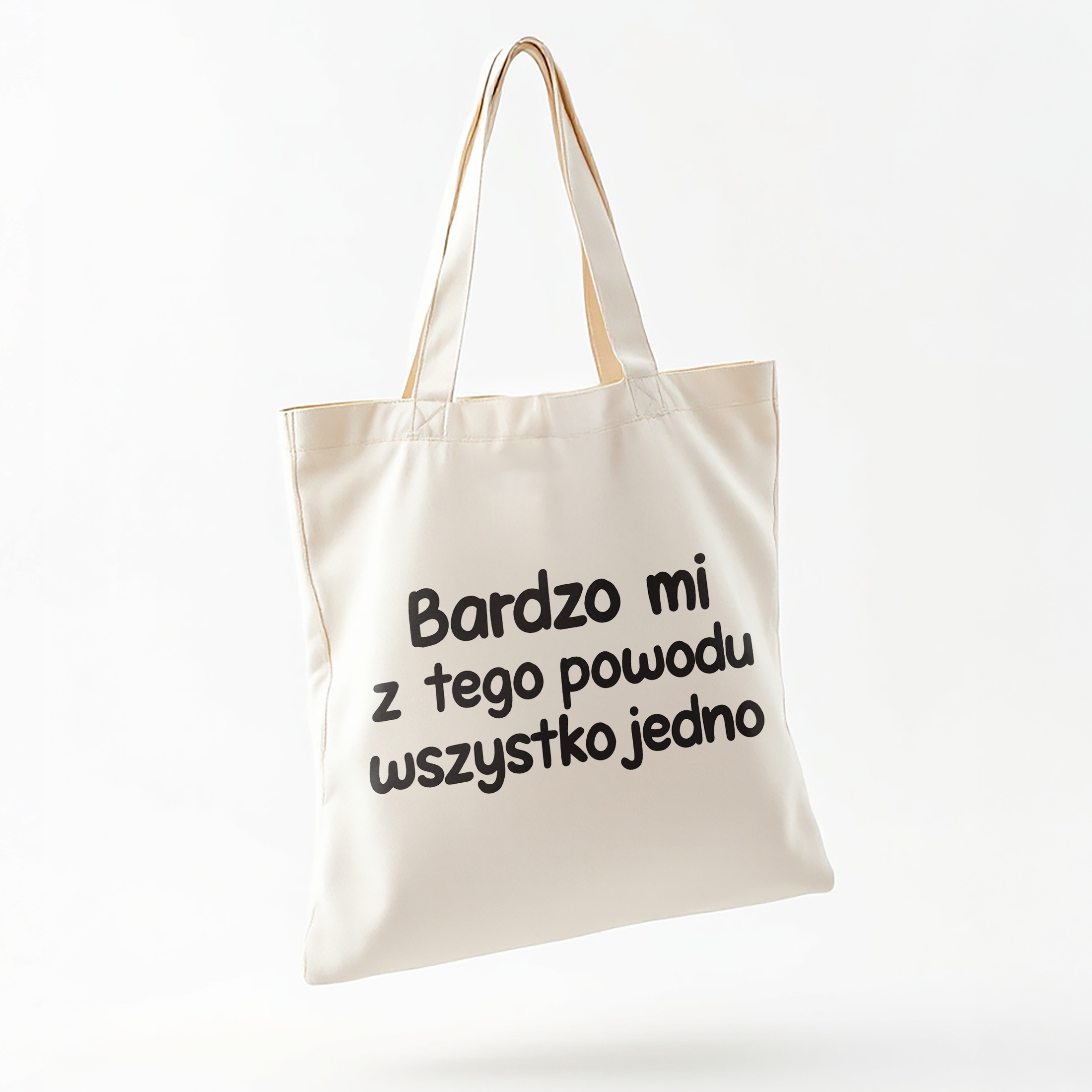 Torba bawełniana na zakupy Bardzo Mi Z Tego Powodu Zabawny Prezent