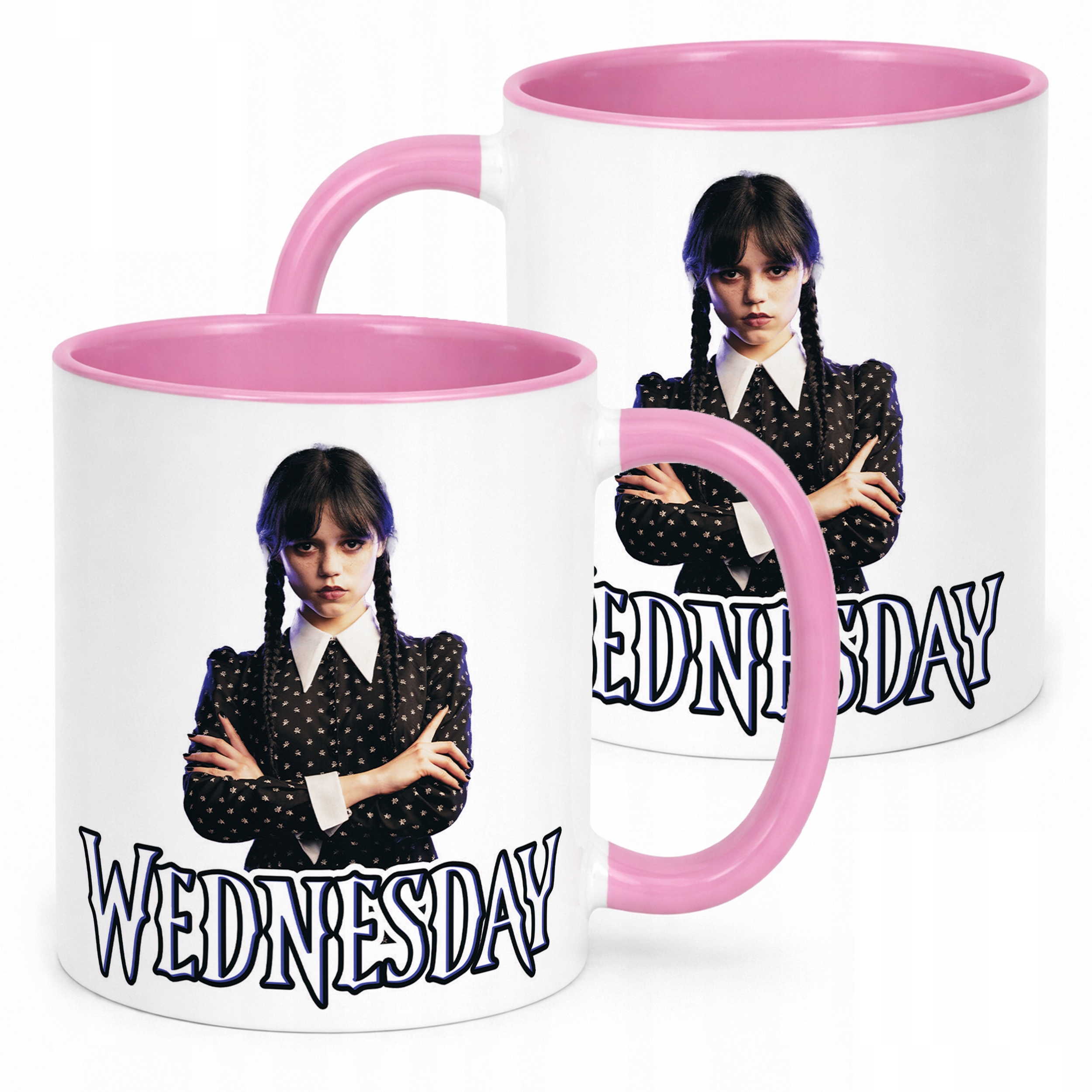 Kubek Różowy Nevermore Wednesday Addams Dla Fanów Prezent
